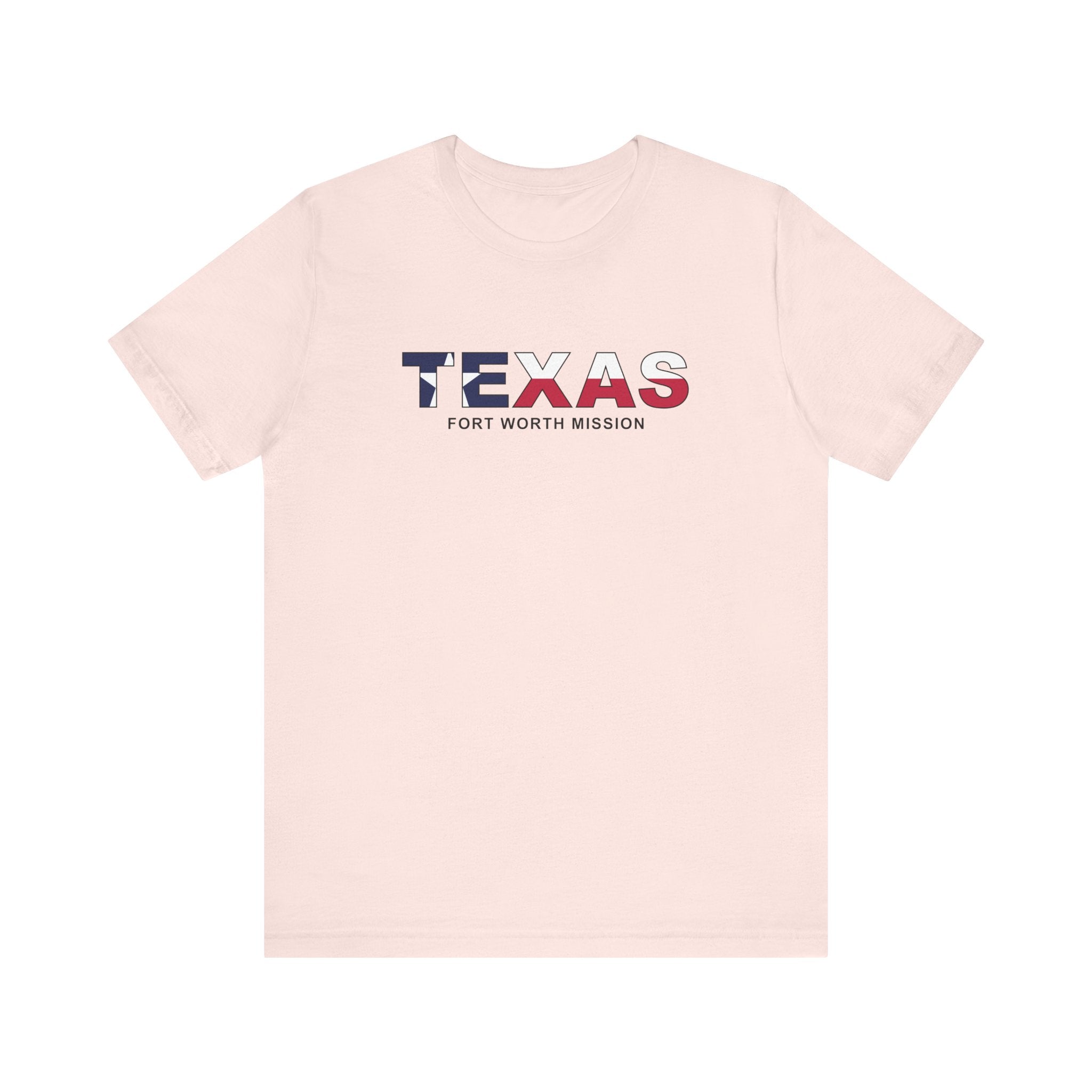 Texas Fort Worth Mission Flag Title T-shirt - Latter-Day Saint LDS Missionary Gift - Book of Mormon