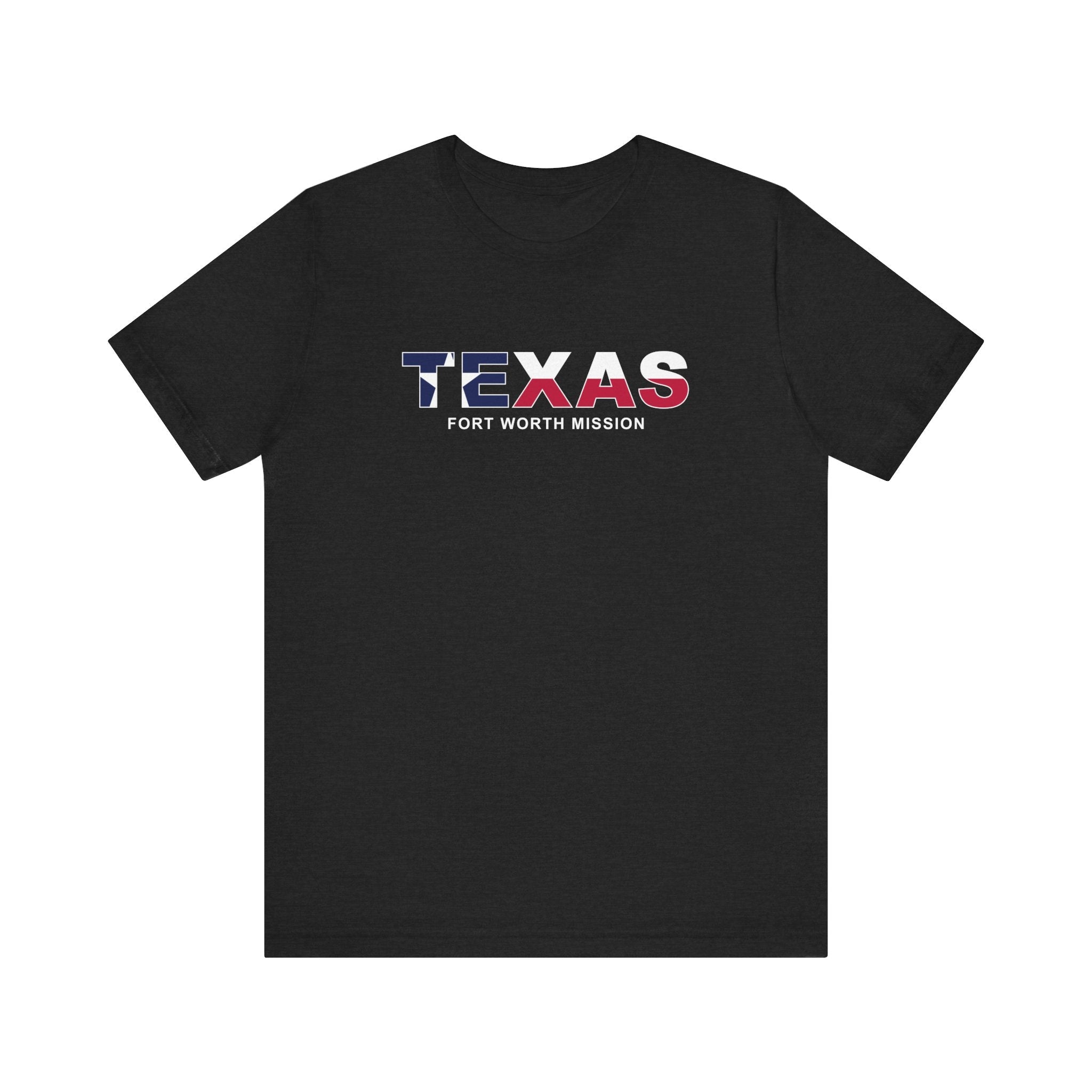 Texas Fort Worth Mission Flag Title T-shirt - Latter-Day Saint LDS Missionary Gift - Book of Mormon