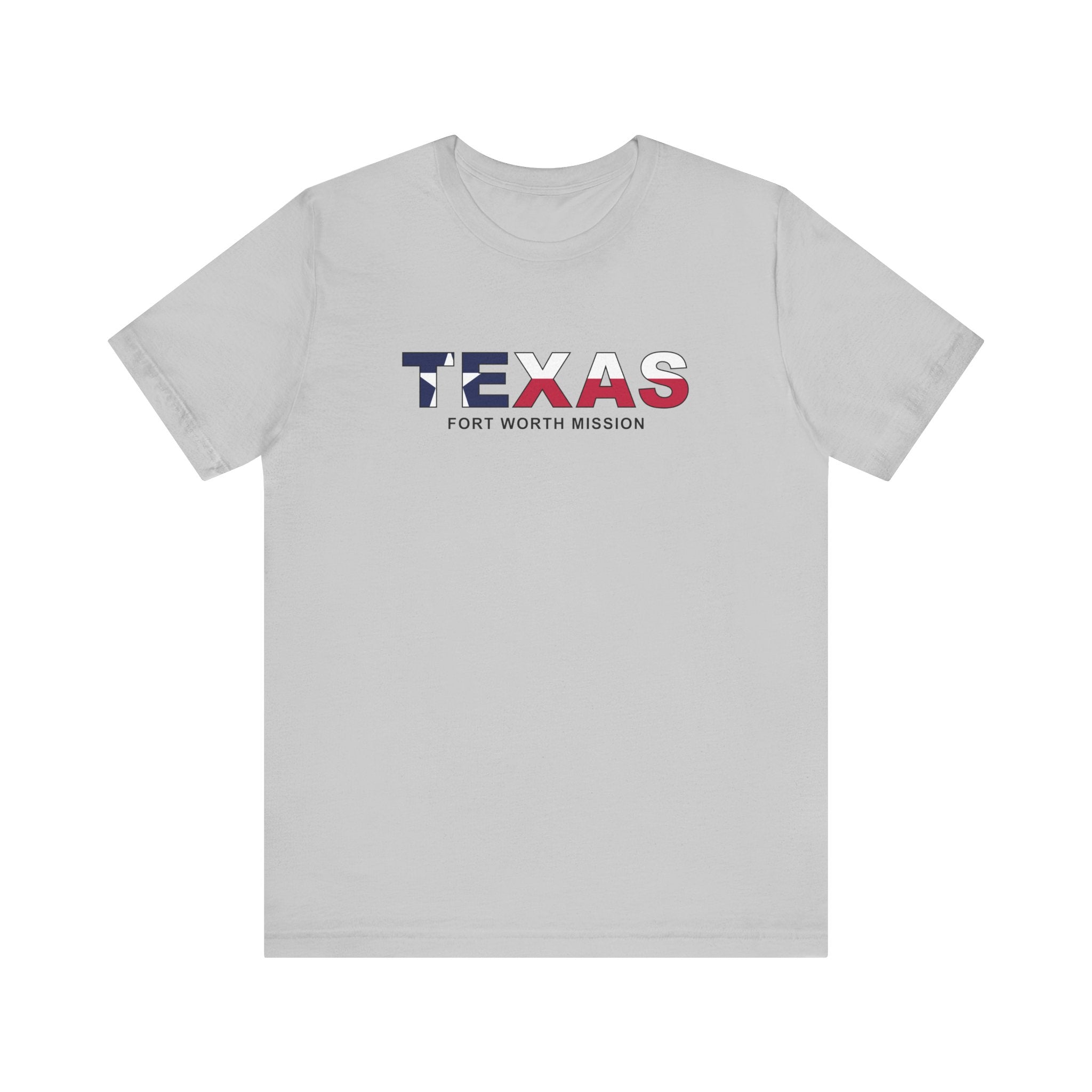 Texas Fort Worth Mission Flag Title T-shirt - Latter-Day Saint LDS Missionary Gift - Book of Mormon