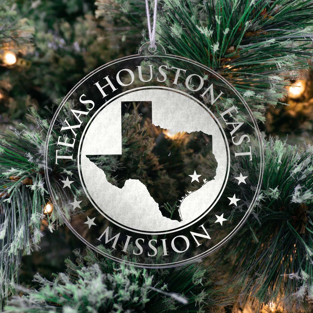 Texas Houston East Mission Christmas Ornament - Latter-Day Saint LDS Missionary Gift - Book of Mormon