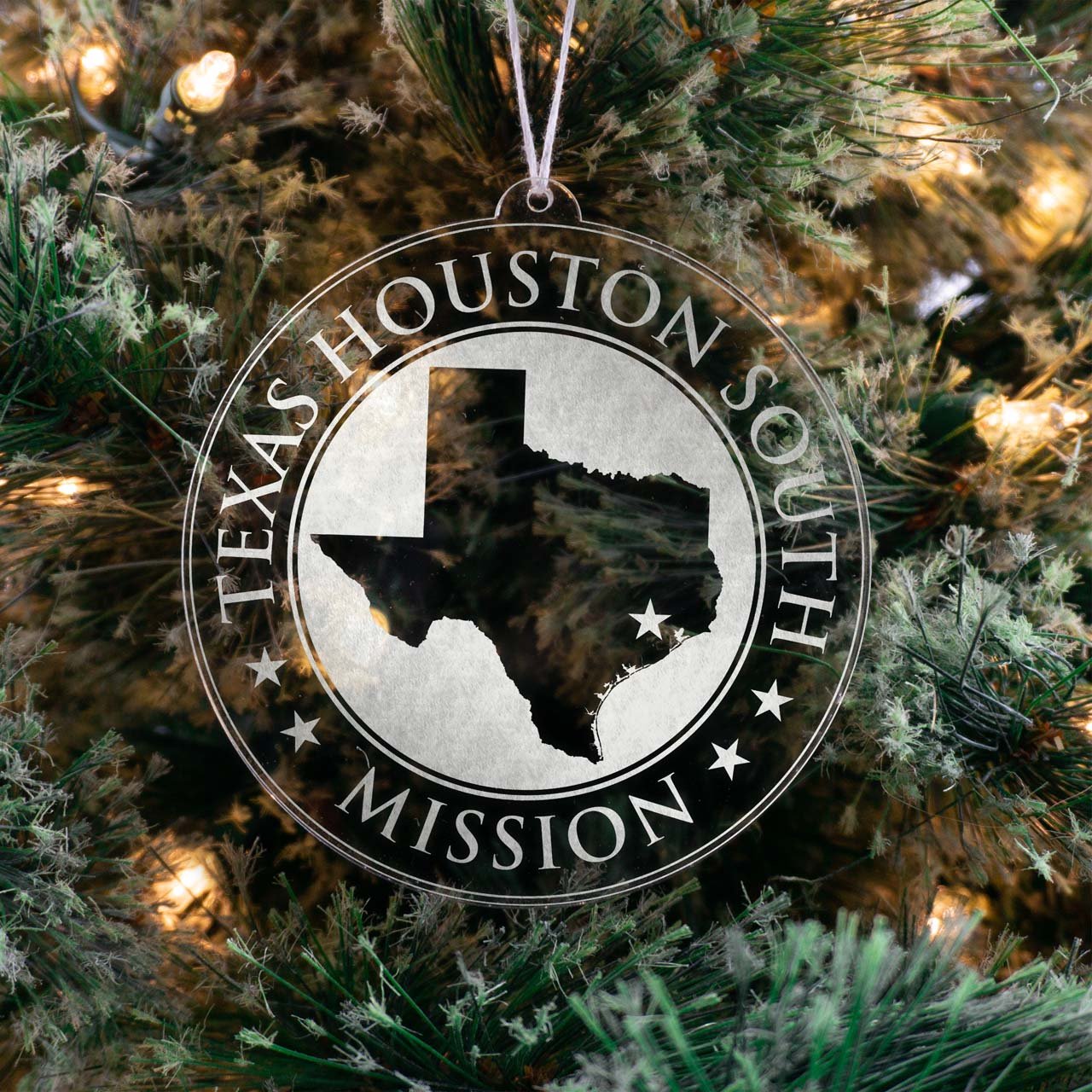 Texas Houston South Mission Christmas Ornament - Latter-Day Saint LDS Missionary Gift - Book of Mormon