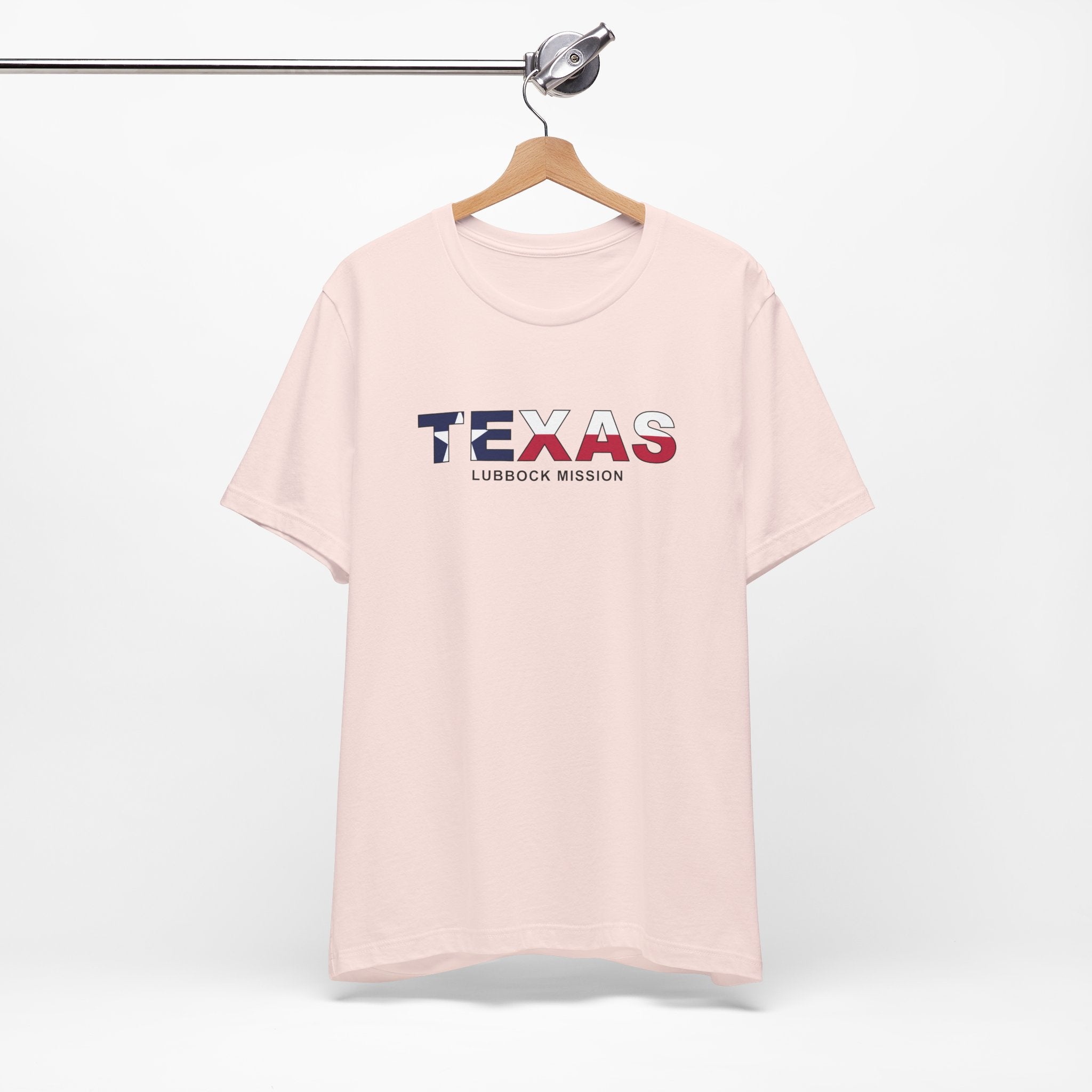 Texas Lubbock Mission Flag Title T-shirt - Mission Wishlist - LDS Missionary Gift Store