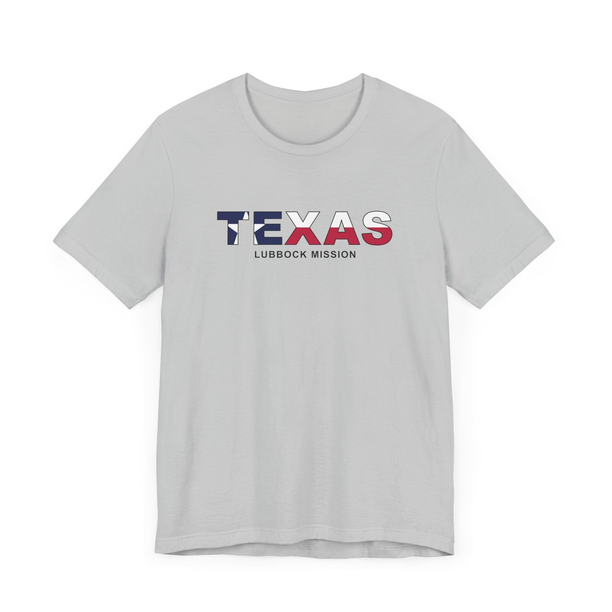 Texas Lubbock Mission Flag Title T-shirt - Mission Wishlist - LDS Missionary Gift Store