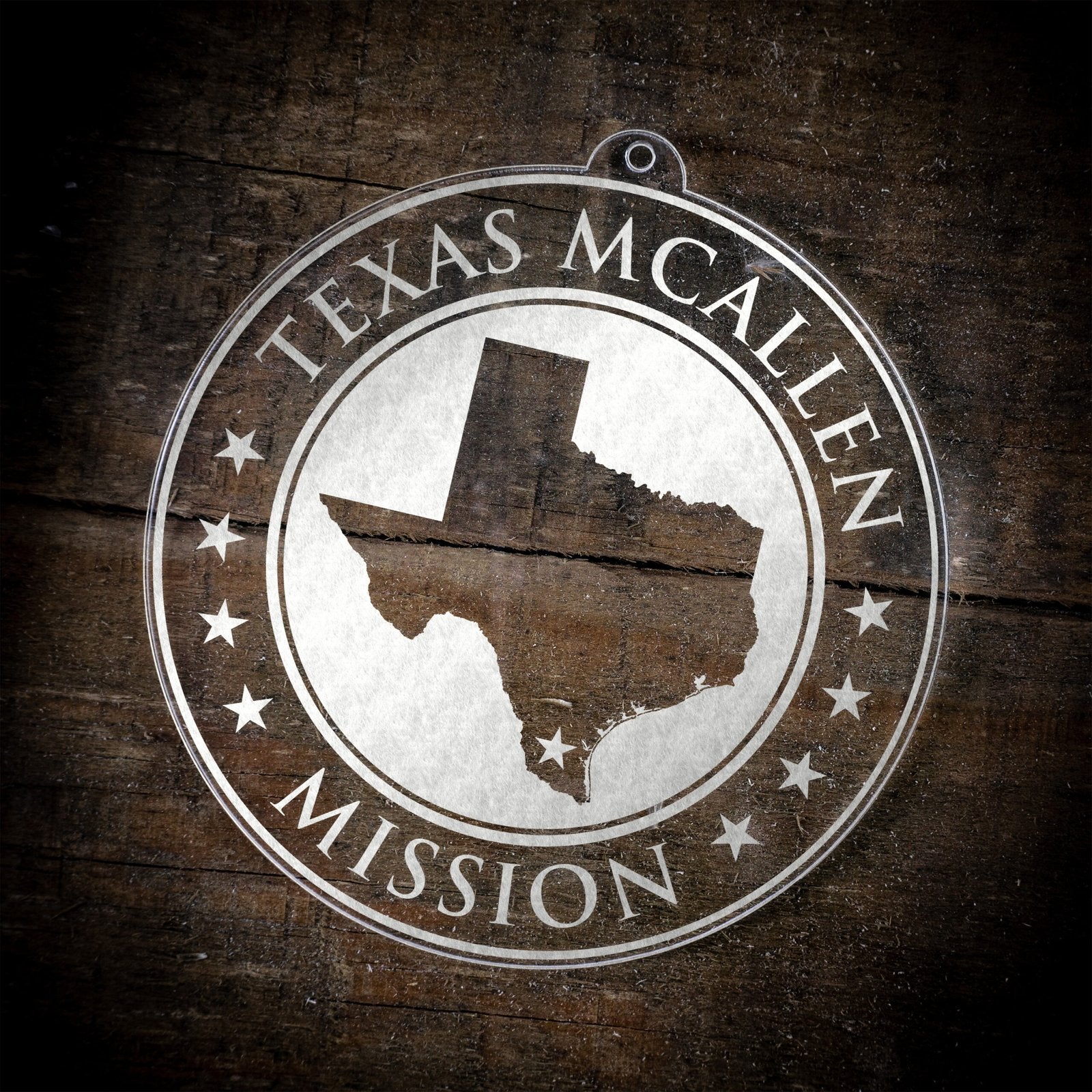 Texas McAllen Mission Christmas Ornament - Latter-Day Saint LDS Missionary Gift - Book of Mormon