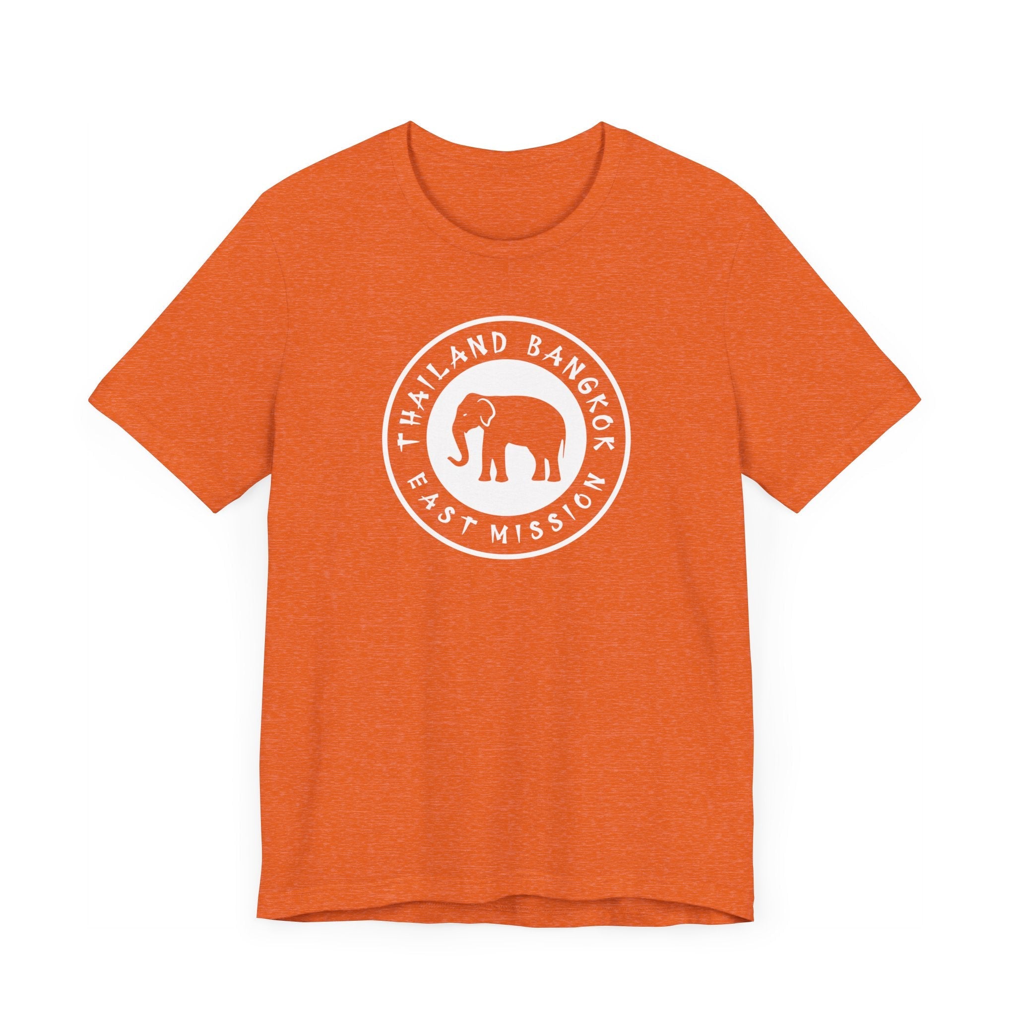 Thailand Bangkok East Mission Circular Monochrome Logo T-Shirt - Latter-Day Saint LDS Missionary Gift - Book of Mormon