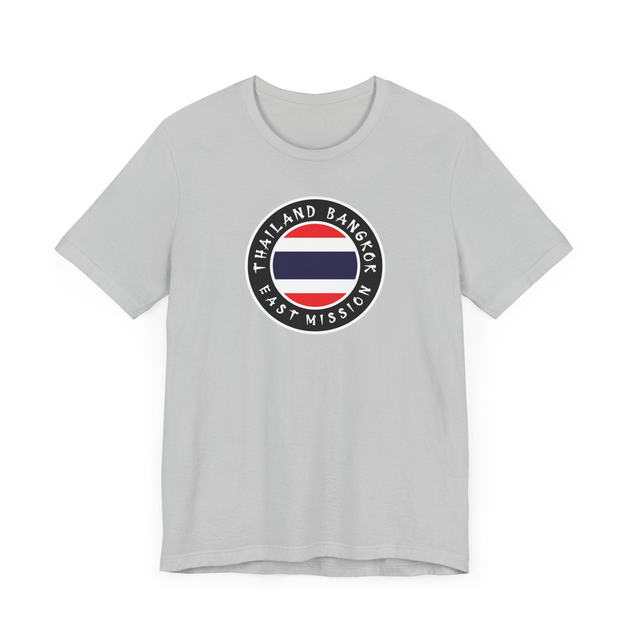Thailand Bangkok East Mission Flag Logo (Black Border) T-shirt - Mission Wishlist - LDS Missionary Gift Store