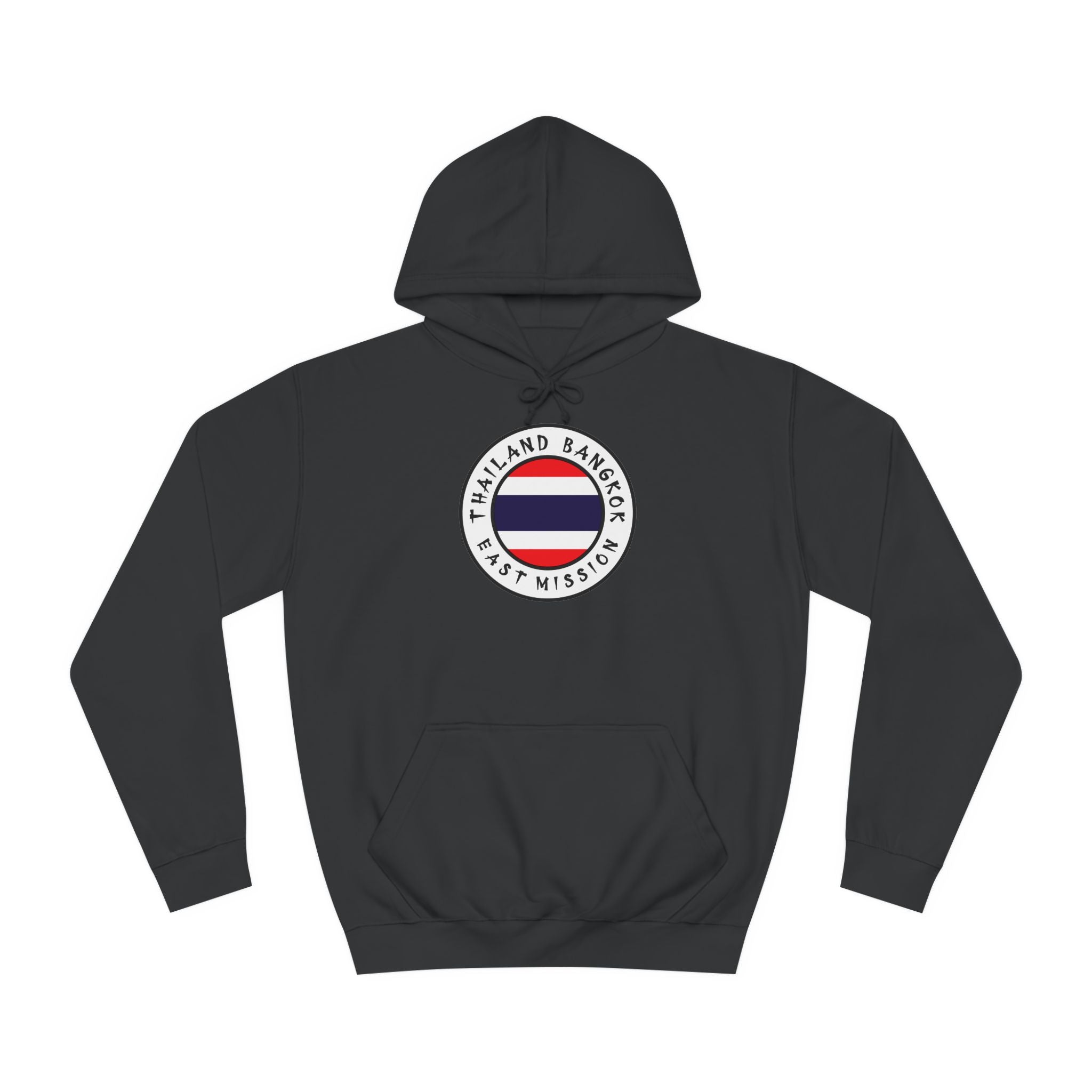 Thailand Bangkok East Mission Flag Logo (White Border) College Hoodie - Latter-Day Saint LDS Missionary Gift - Book of Mormon