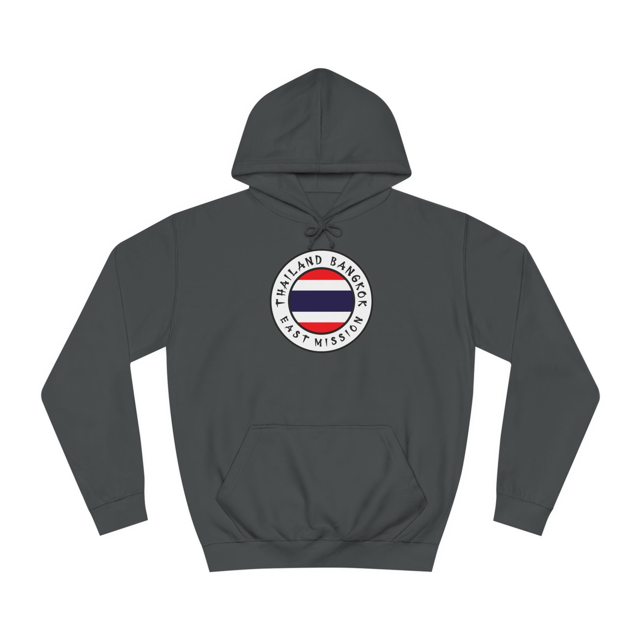 Thailand Bangkok East Mission Flag Logo (White Border) College Hoodie - Latter-Day Saint LDS Missionary Gift - Book of Mormon