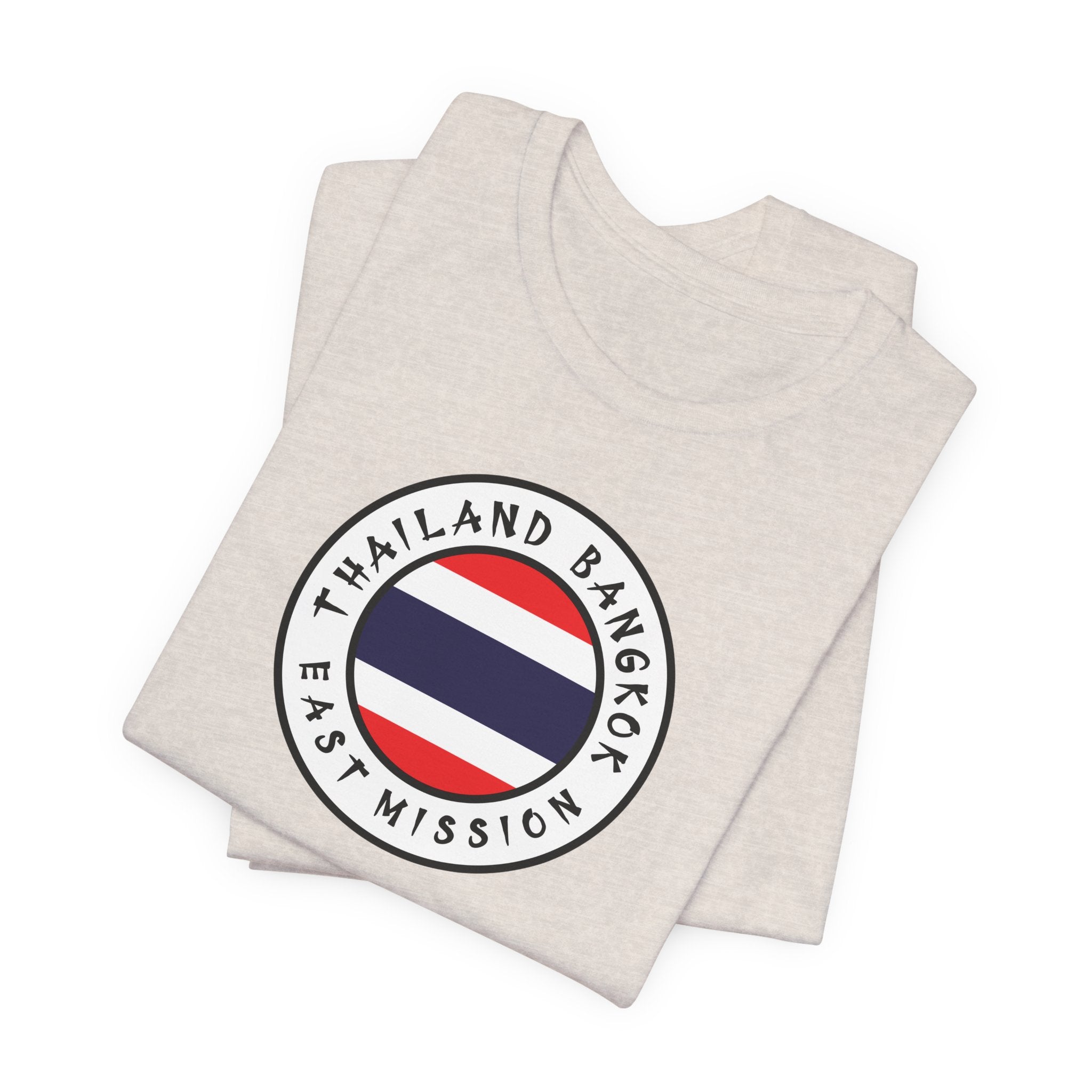 Thailand Bangkok East Mission Flag Logo (White Border) T-shirt - Mission Wishlist - LDS Missionary Gift Store