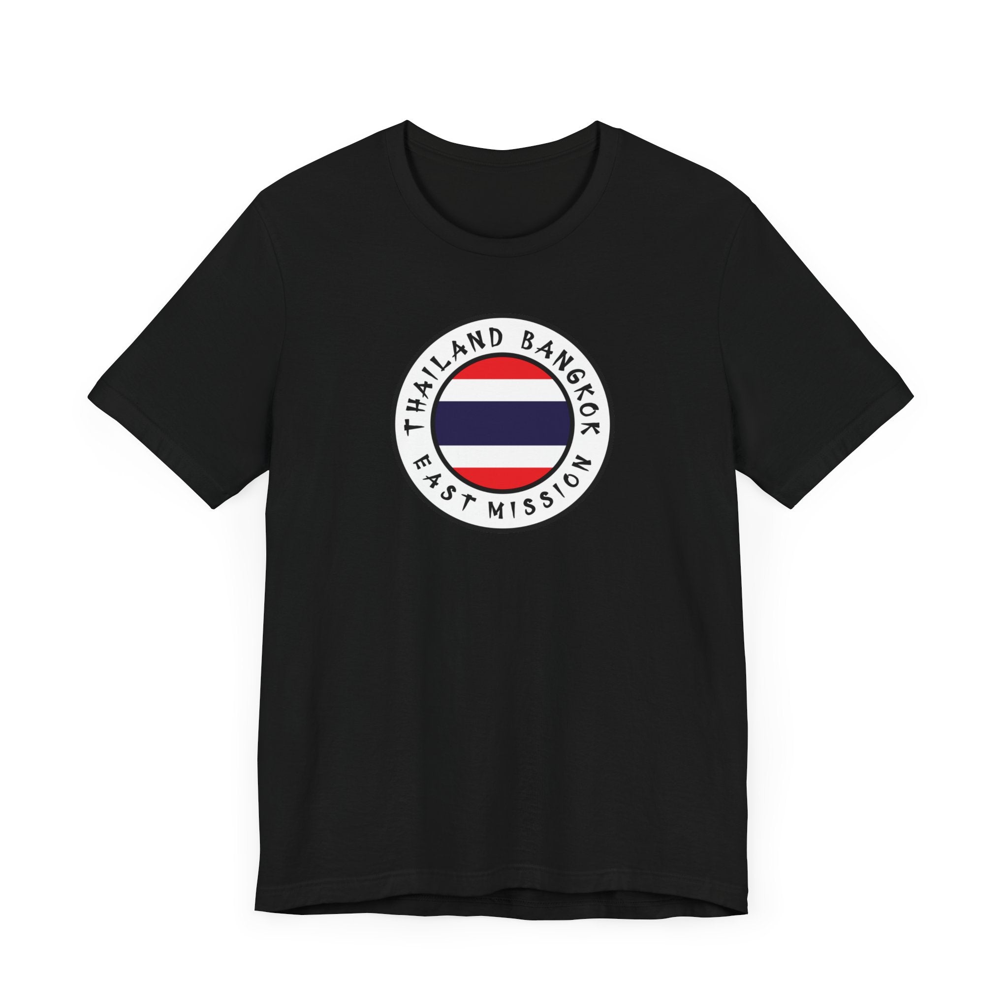Thailand Bangkok East Mission Flag Logo (White Border) T-shirt - Mission Wishlist - LDS Missionary Gift Store