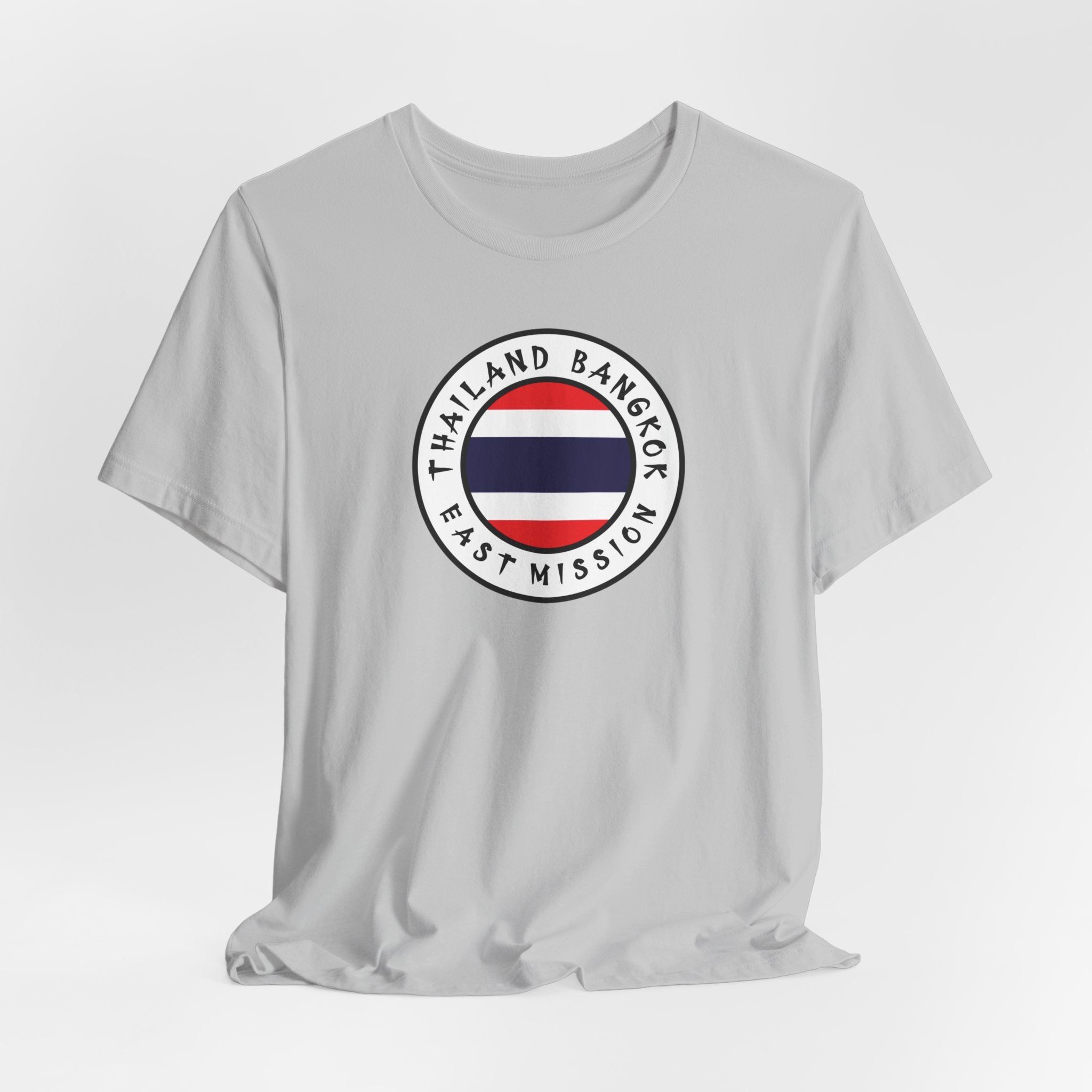 Thailand Bangkok East Mission Flag Logo (White Border) T-shirt - Mission Wishlist - LDS Missionary Gift Store