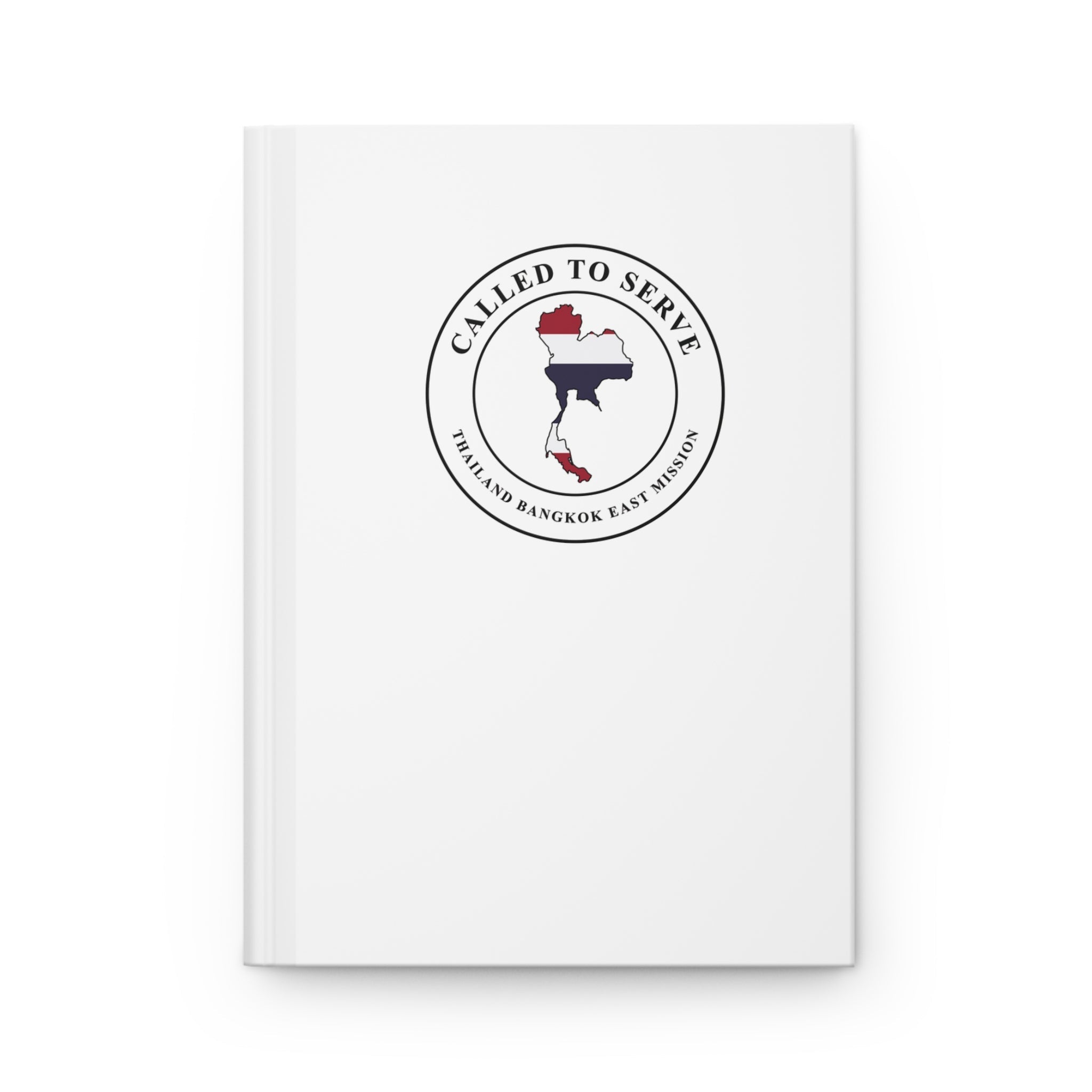 Thailand Bangkok East Mission Flag Map Called to Serve White Hardcover Journal Matte - Mission Wishlist - LDS Missionary Gift Store