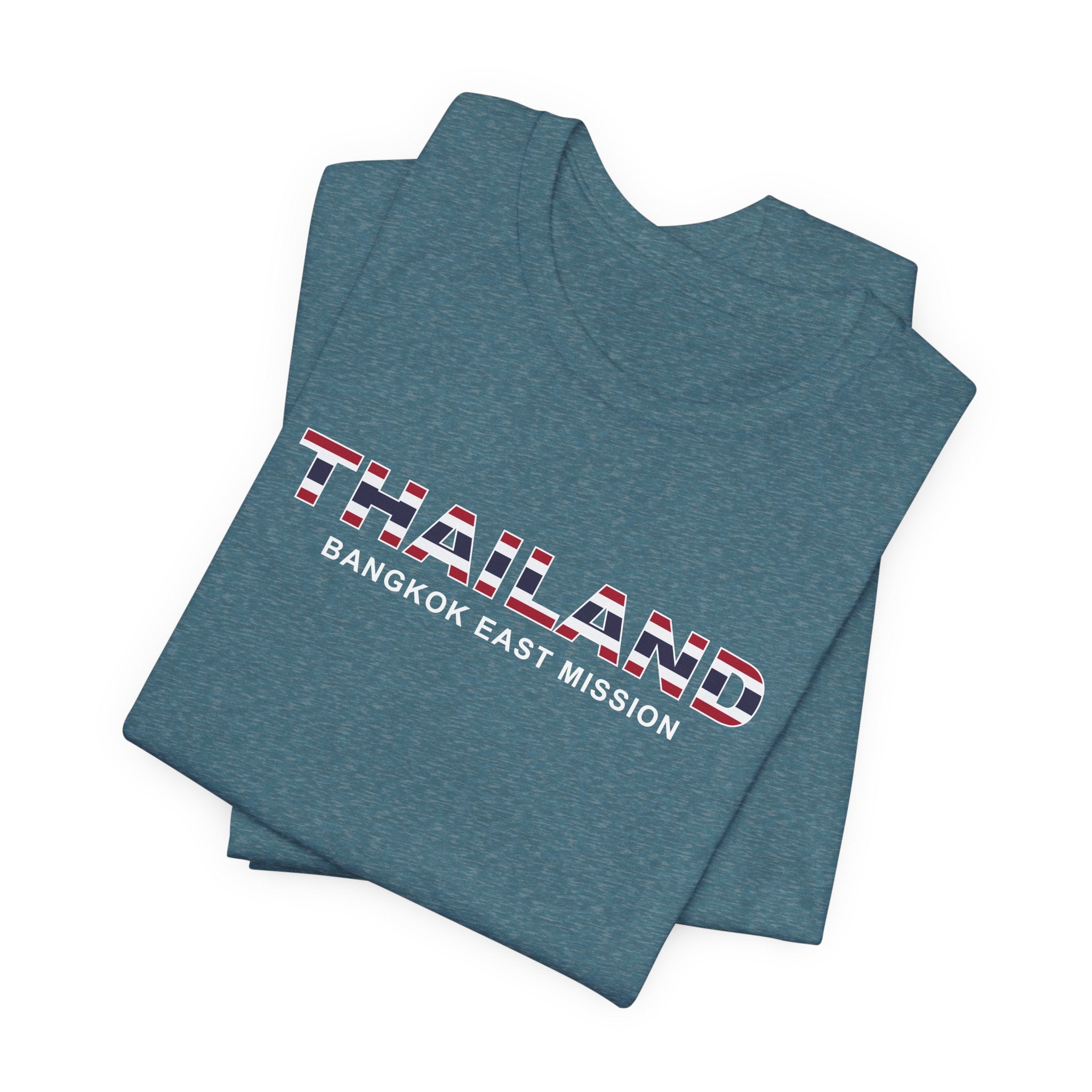 Thailand Bangkok East Mission Flag Title T-shirt - Mission Wishlist - LDS Missionary Gift Store
