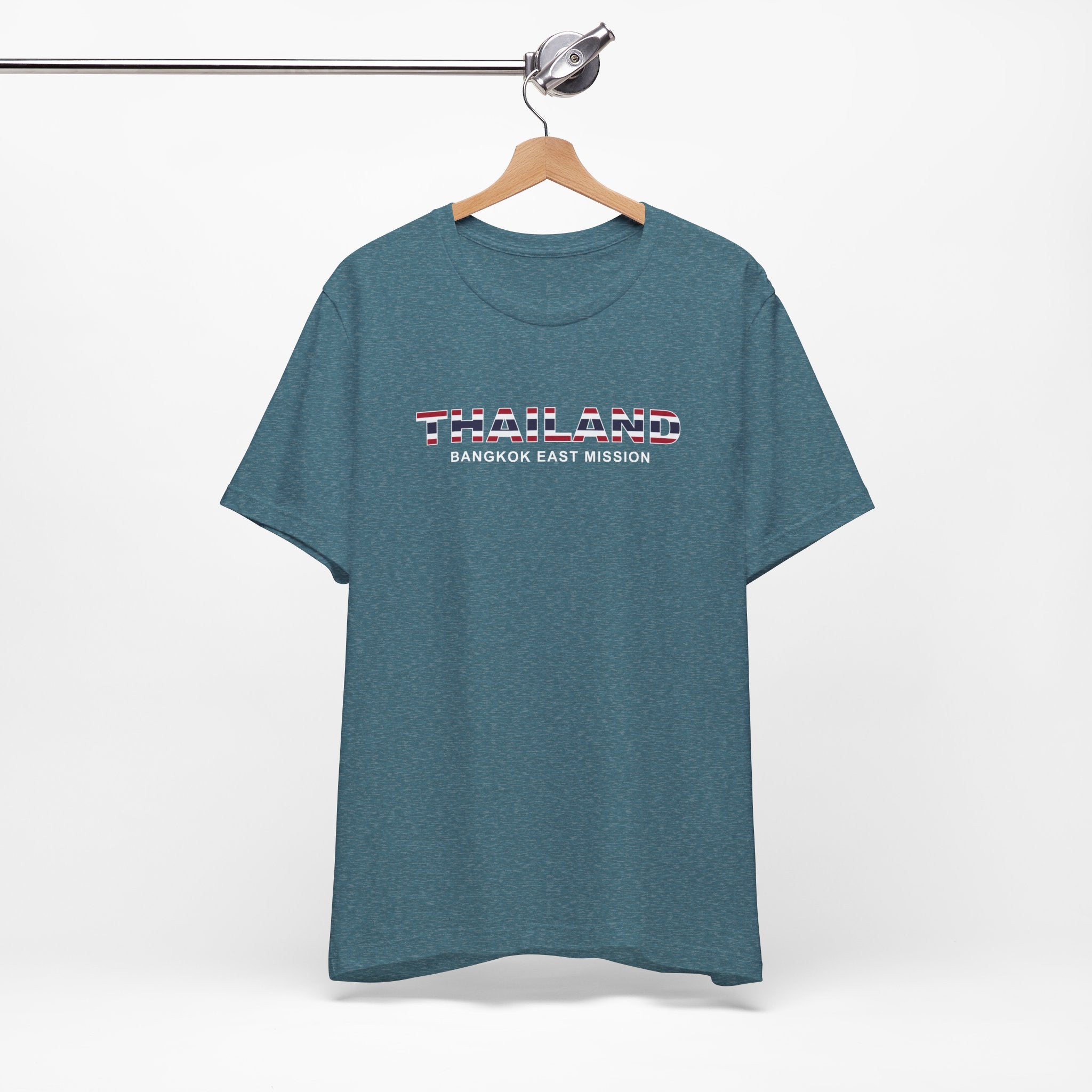 Thailand Bangkok East Mission Flag Title T-shirt - Mission Wishlist - LDS Missionary Gift Store