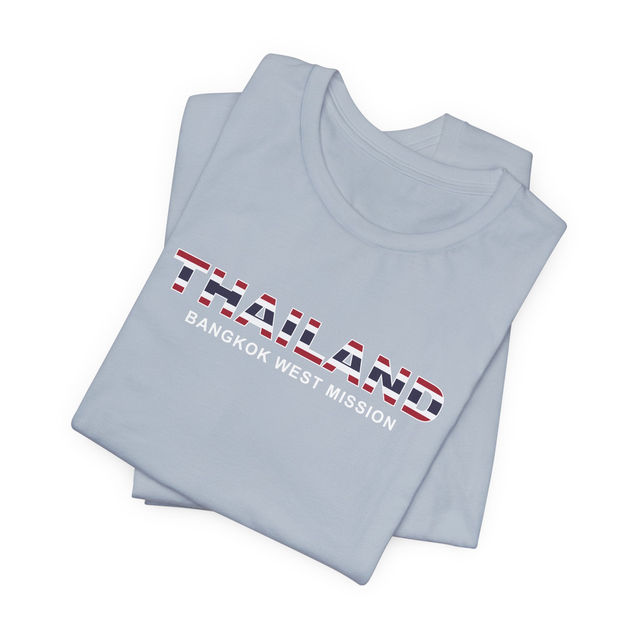 Thailand Bangkok East Mission Flag Title T-shirt - Mission Wishlist - LDS Missionary Gift Store