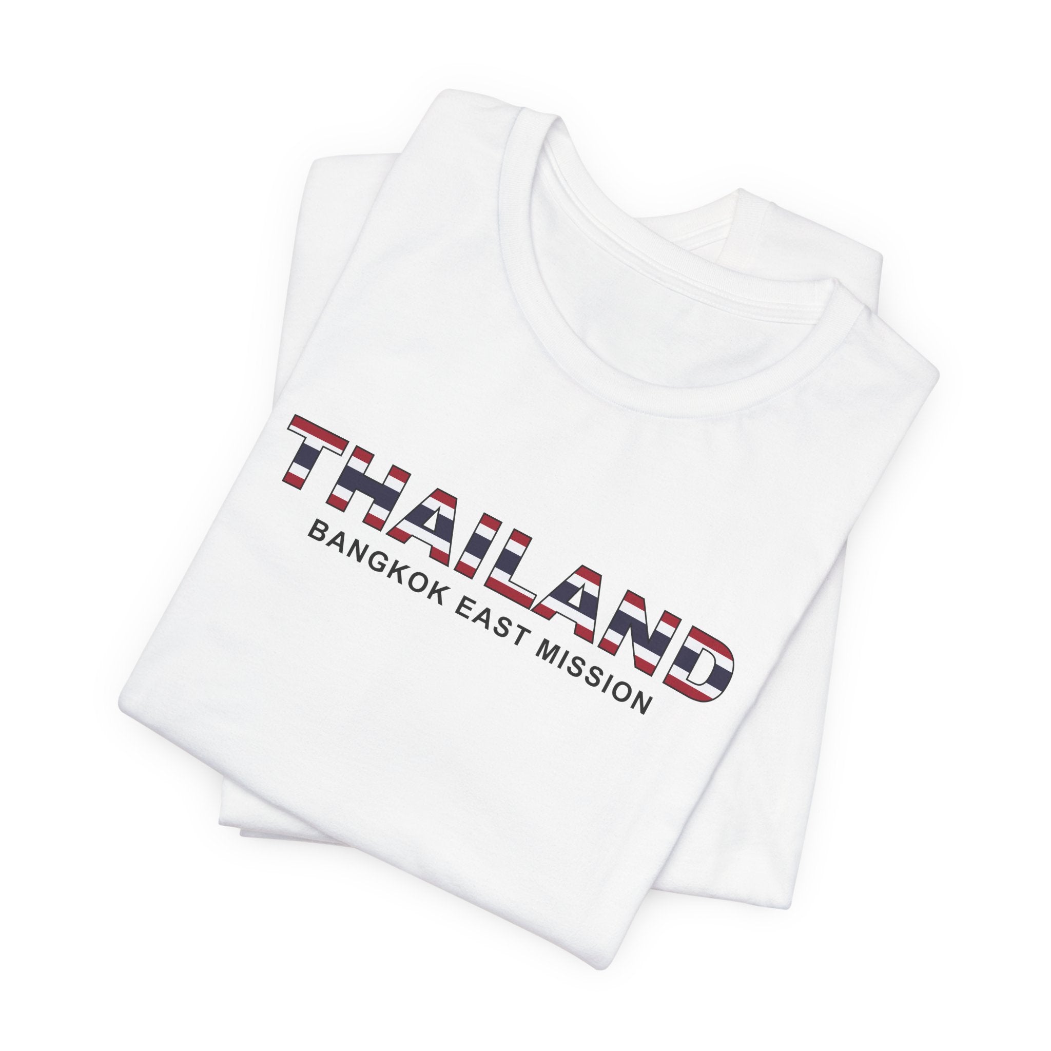 Thailand Bangkok East Mission Flag Title T-shirt - Mission Wishlist - LDS Missionary Gift Store