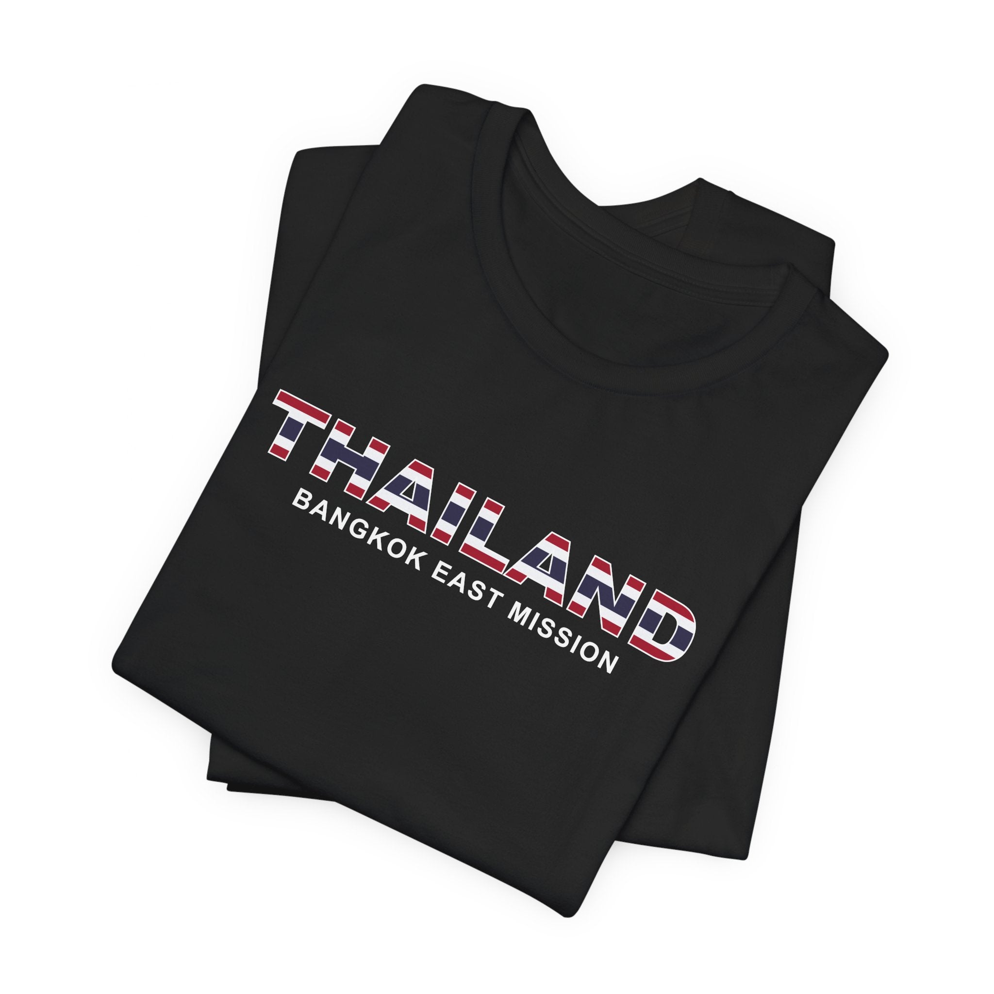 Thailand Bangkok East Mission Flag Title T-shirt - Mission Wishlist - LDS Missionary Gift Store