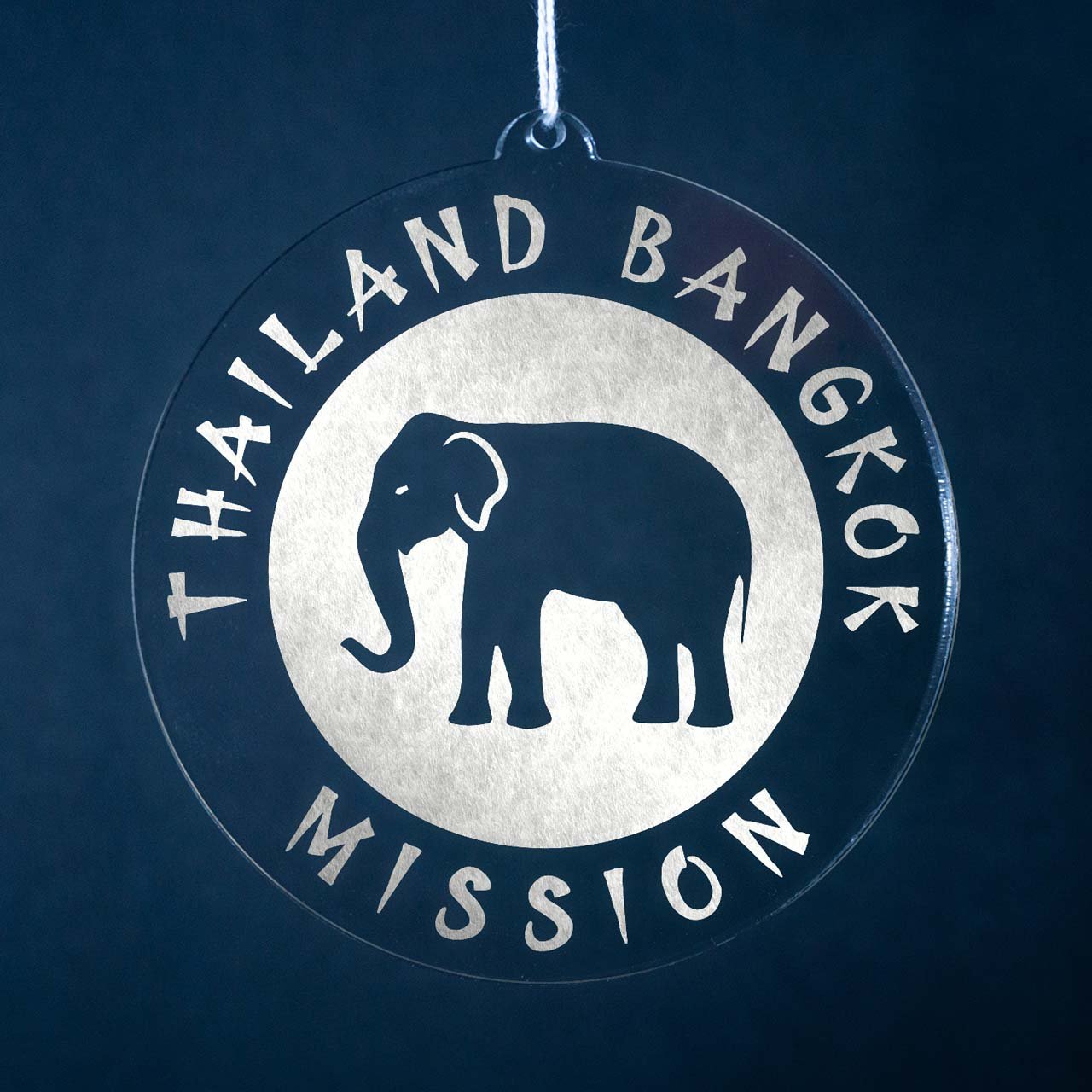 Thailand Bangkok Mission Christmas Ornament - Latter-Day Saint LDS Missionary Gift - Book of Mormon