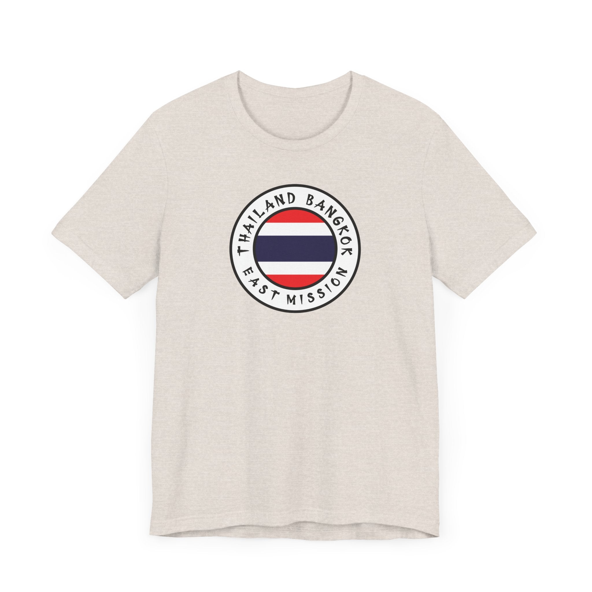 Thailand Bangkok West Mission Flag Logo (White Border) T-shirt - Latter-Day Saint LDS Missionary Gift - Book of Mormon