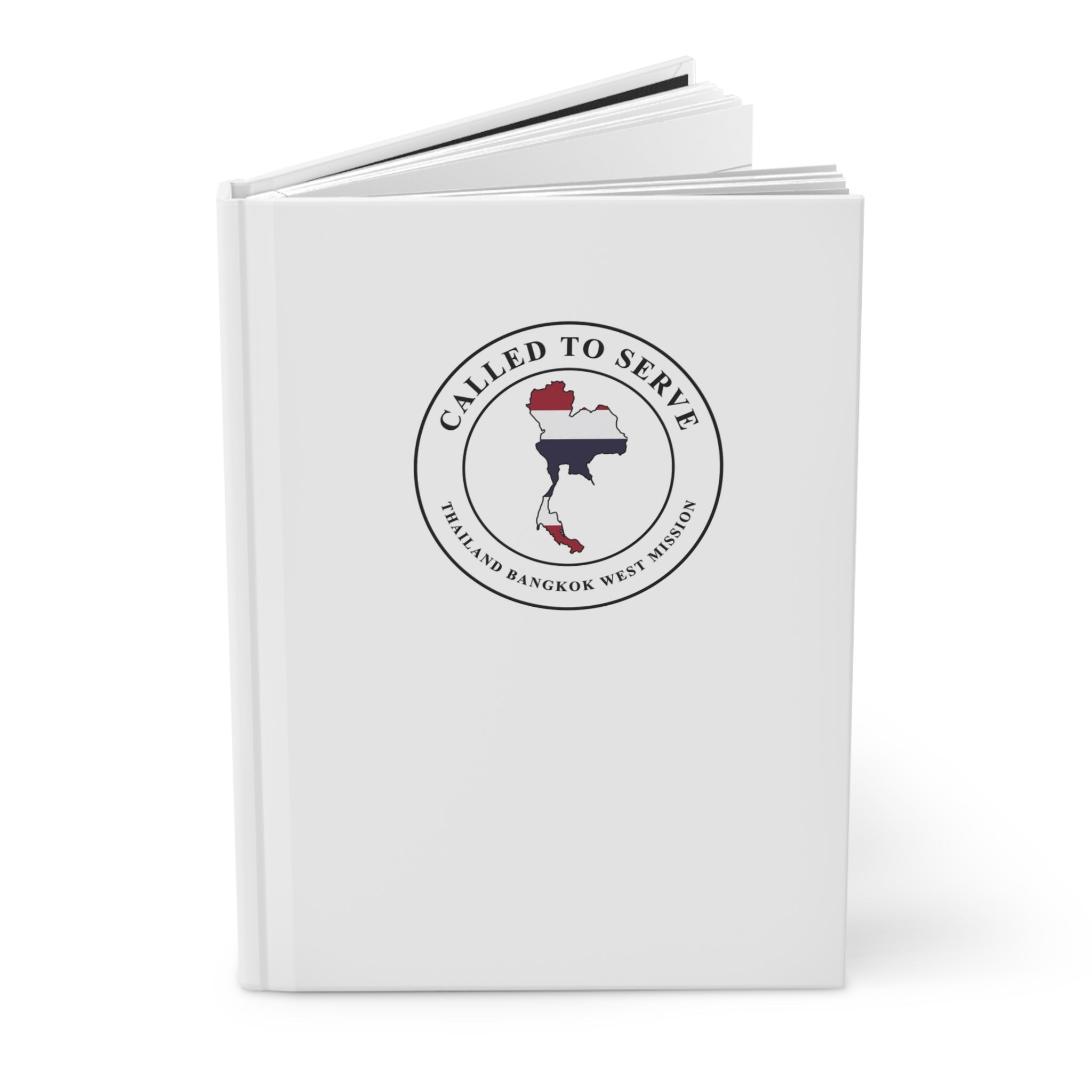 Thailand Bangkok West Mission Flag Map Called to Serve White Hardcover Journal Matte - Latter-Day Saint LDS Missionary Gift - Book of Mormon