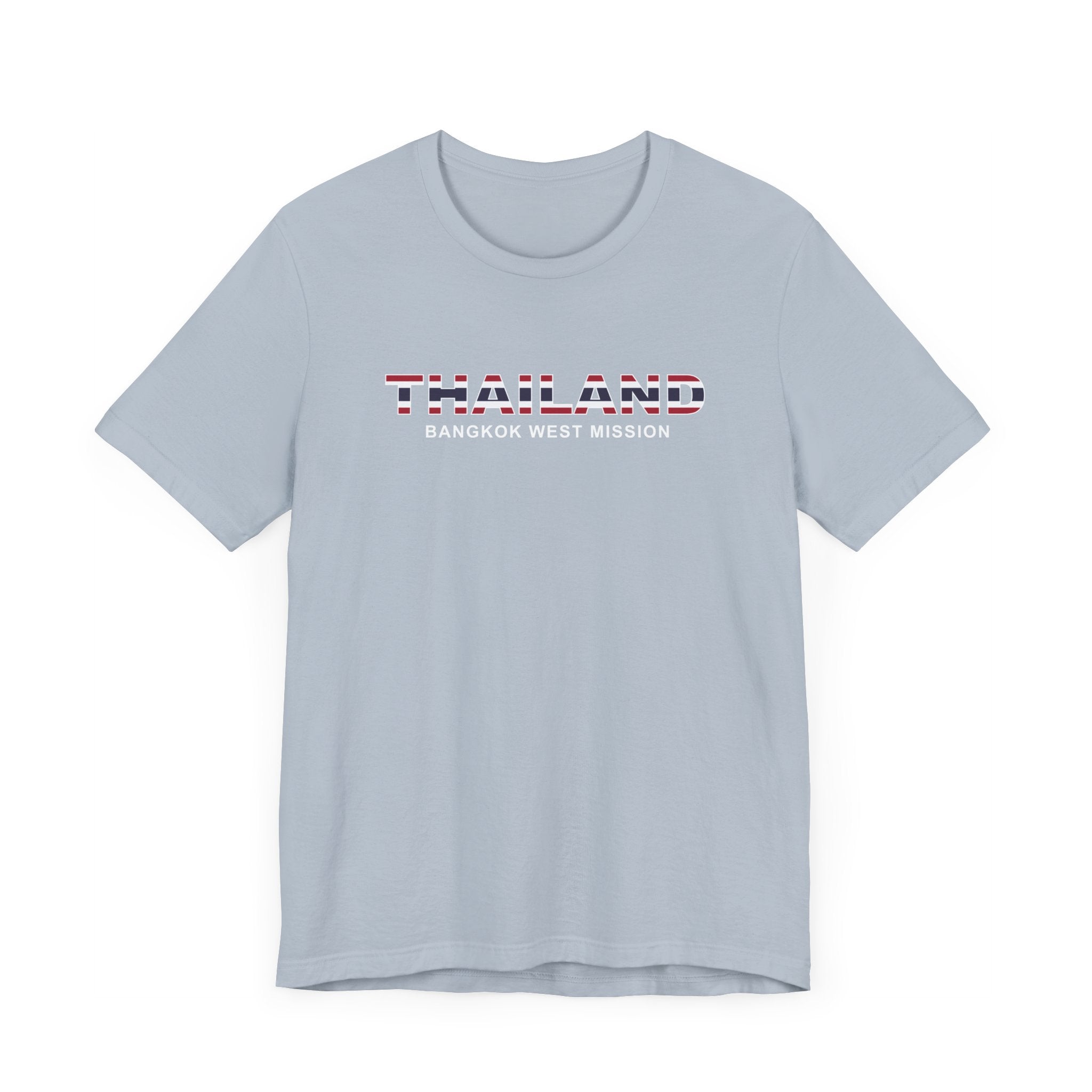 Thailand Bangkok West Mission Flag Title T-shirt - Mission Wishlist - LDS Missionary Gift Store