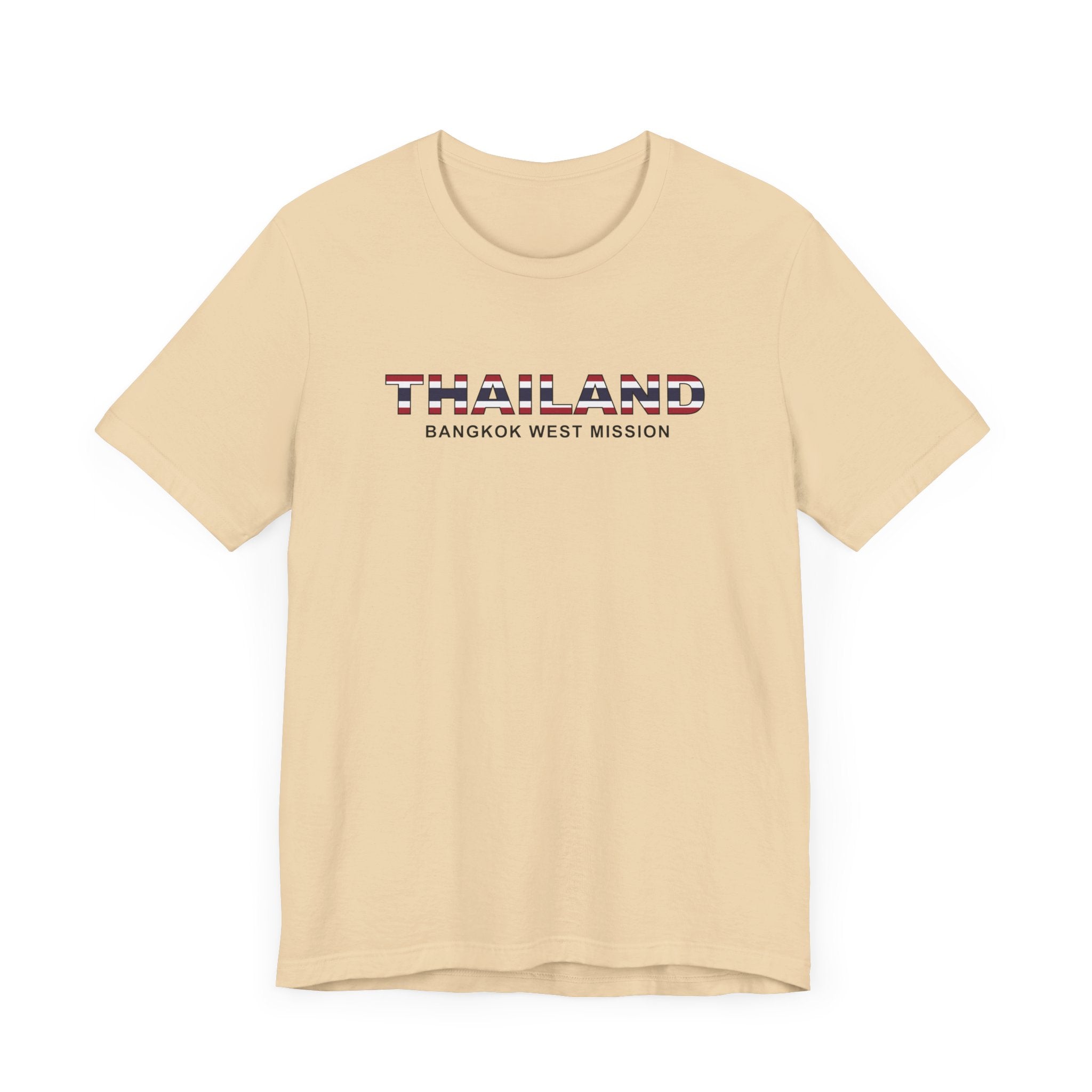 Thailand Bangkok West Mission Flag Title T-shirt - Mission Wishlist - LDS Missionary Gift Store