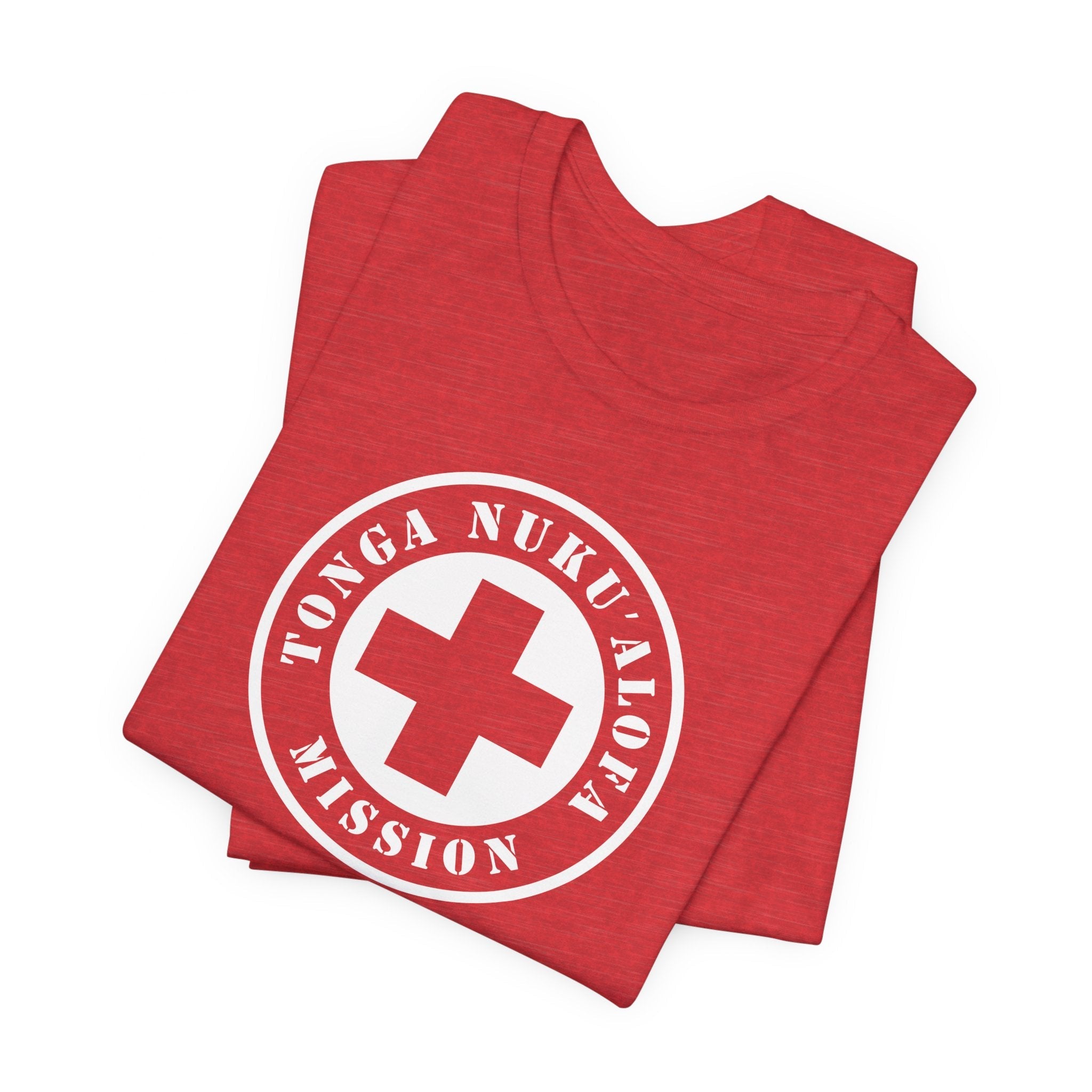 Tonga Nukualofa Mission Circular Monochrome Logo T-Shirt - Mission Wishlist - LDS Missionary Gift Store