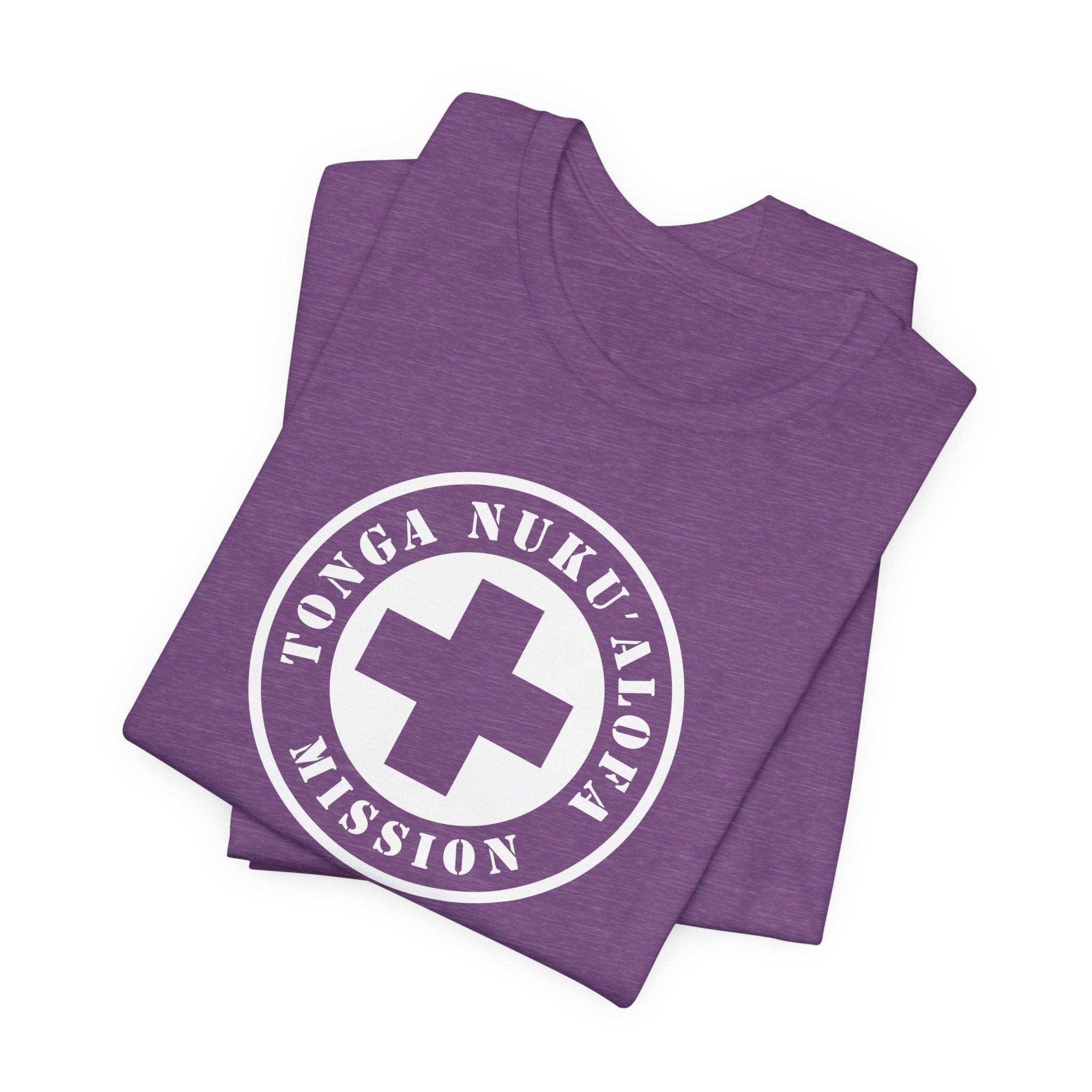 Tonga Nukualofa Mission Circular Monochrome Logo T-Shirt - Mission Wishlist - LDS Missionary Gift Store