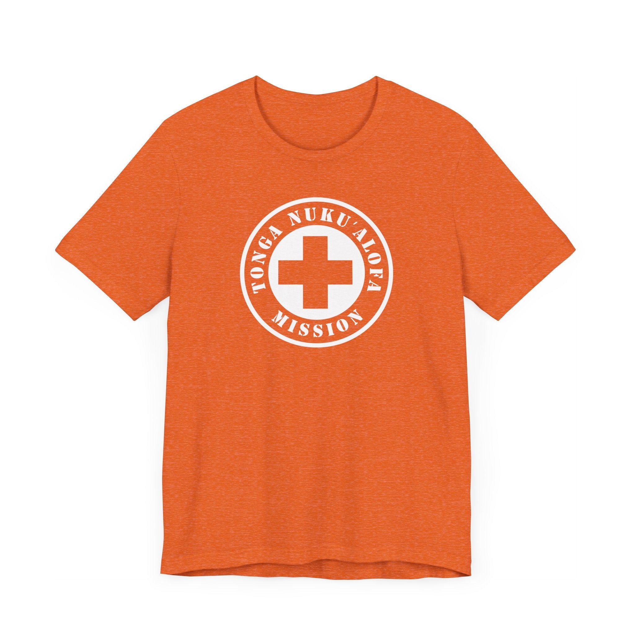 Tonga Nukualofa Mission Circular Monochrome Logo T-Shirt - Mission Wishlist - LDS Missionary Gift Store