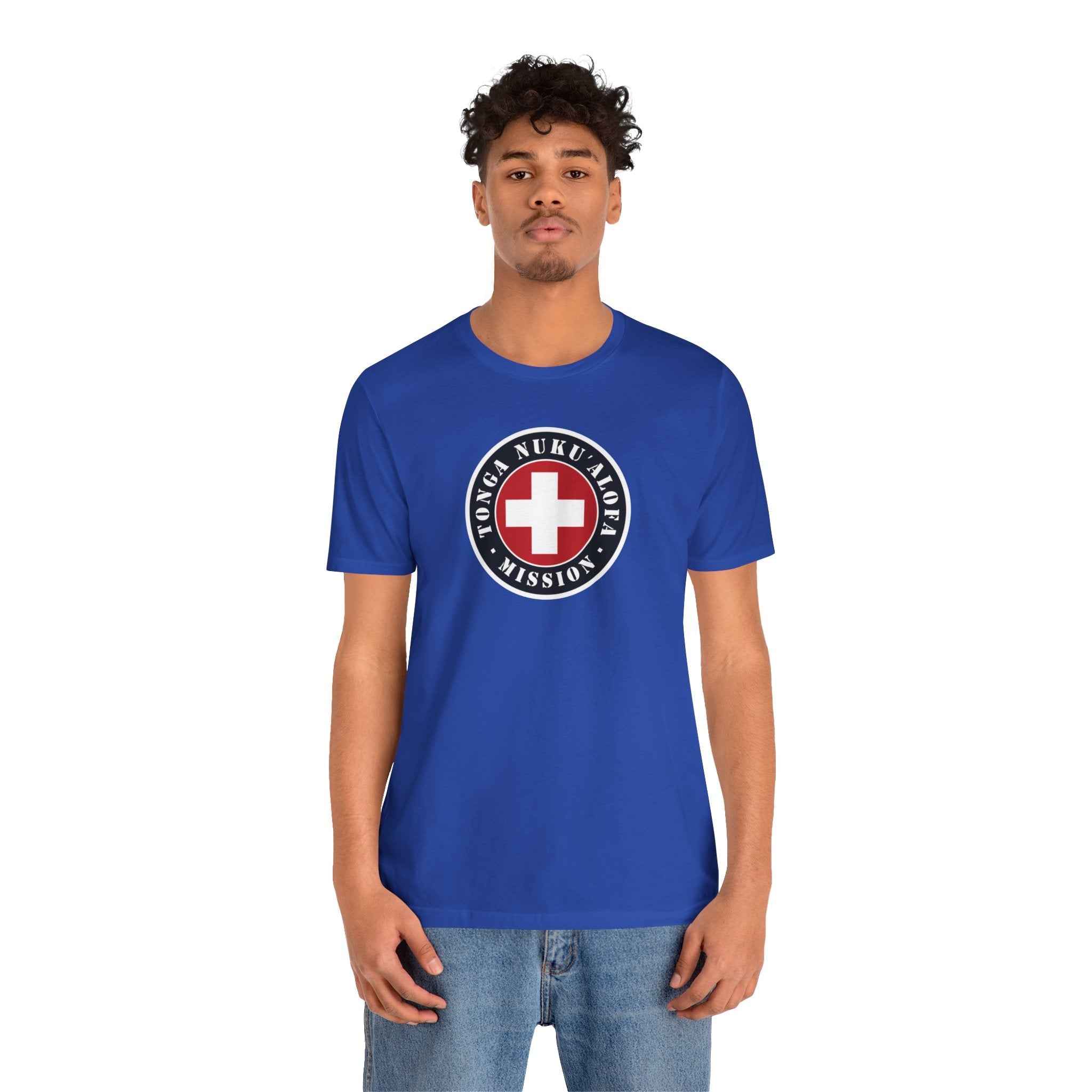 Tonga Nukualofa Mission Flag Logo (Black Border) T-shirt - Mission Wishlist - LDS Missionary Gift Store