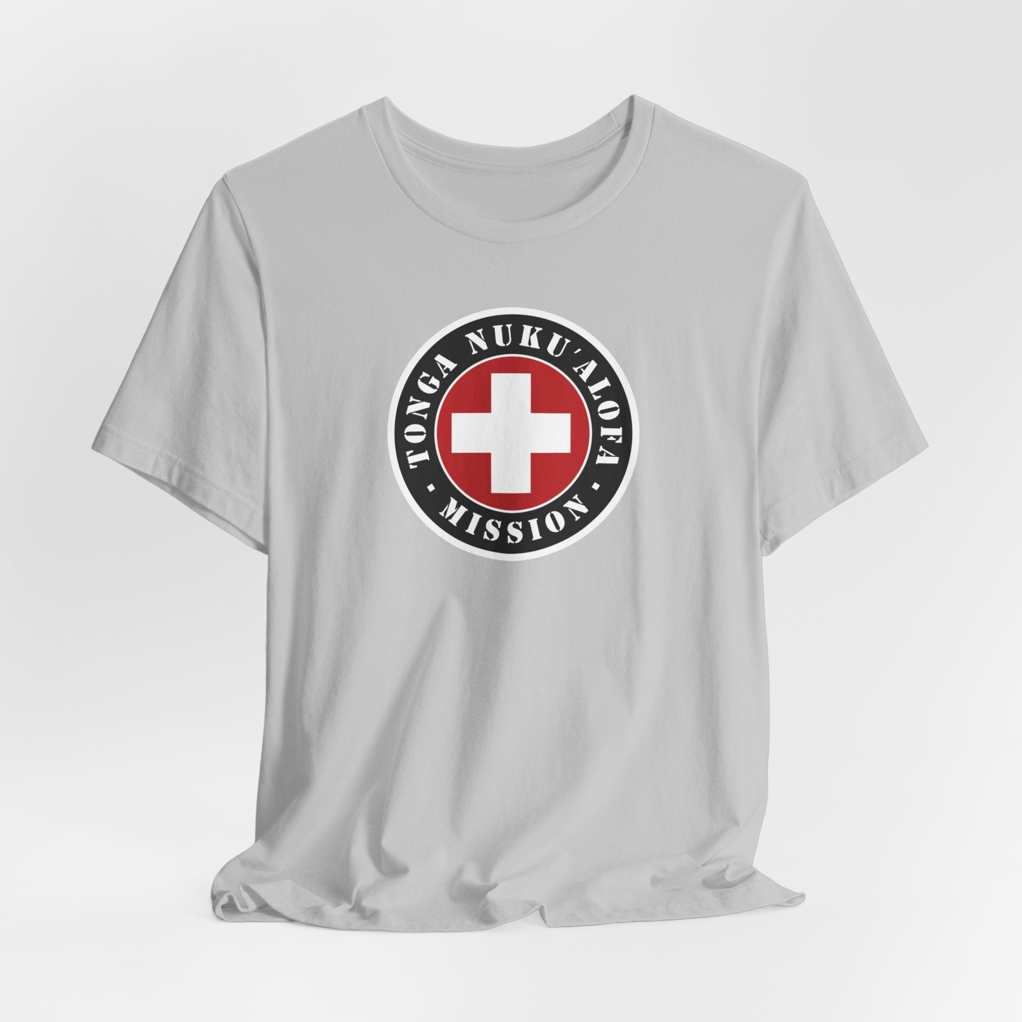 Tonga Nukualofa Mission Flag Logo (Black Border) T-shirt - Mission Wishlist - LDS Missionary Gift Store