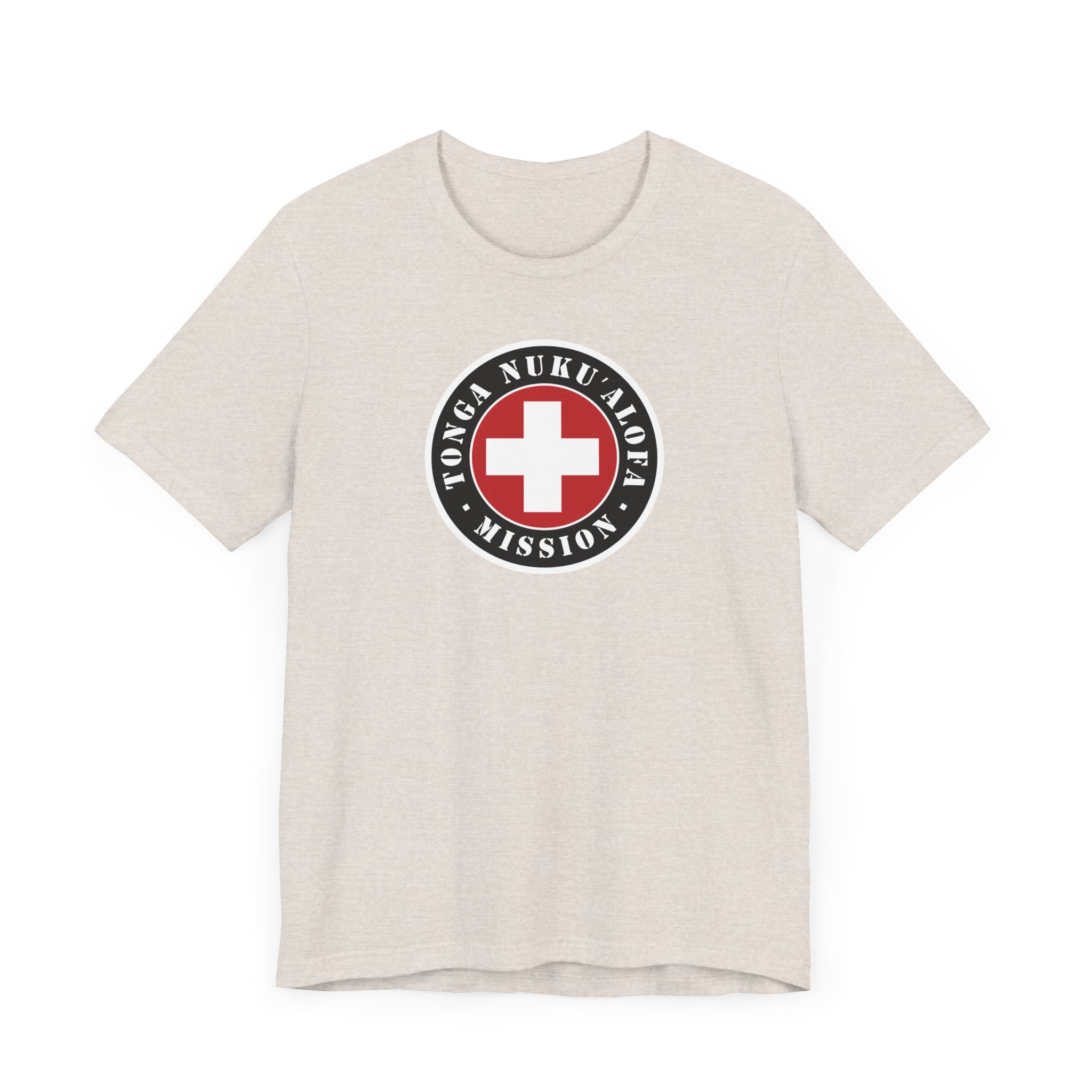 Tonga Nukualofa Mission Flag Logo (Black Border) T-shirt - Mission Wishlist - LDS Missionary Gift Store