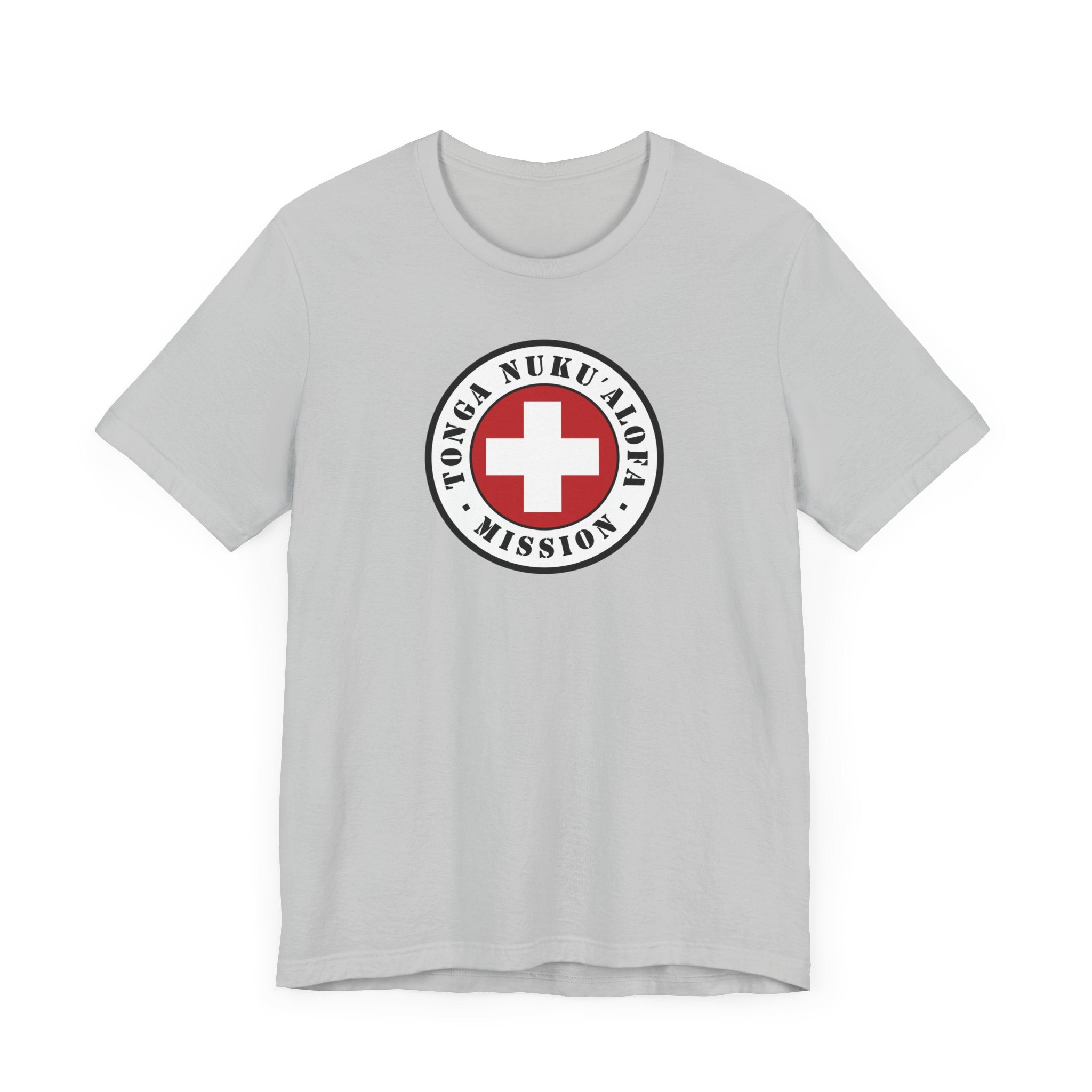 Tonga Nukualofa Mission Flag Logo (White Border) T-shirt - Mission Wishlist - LDS Missionary Gift Store