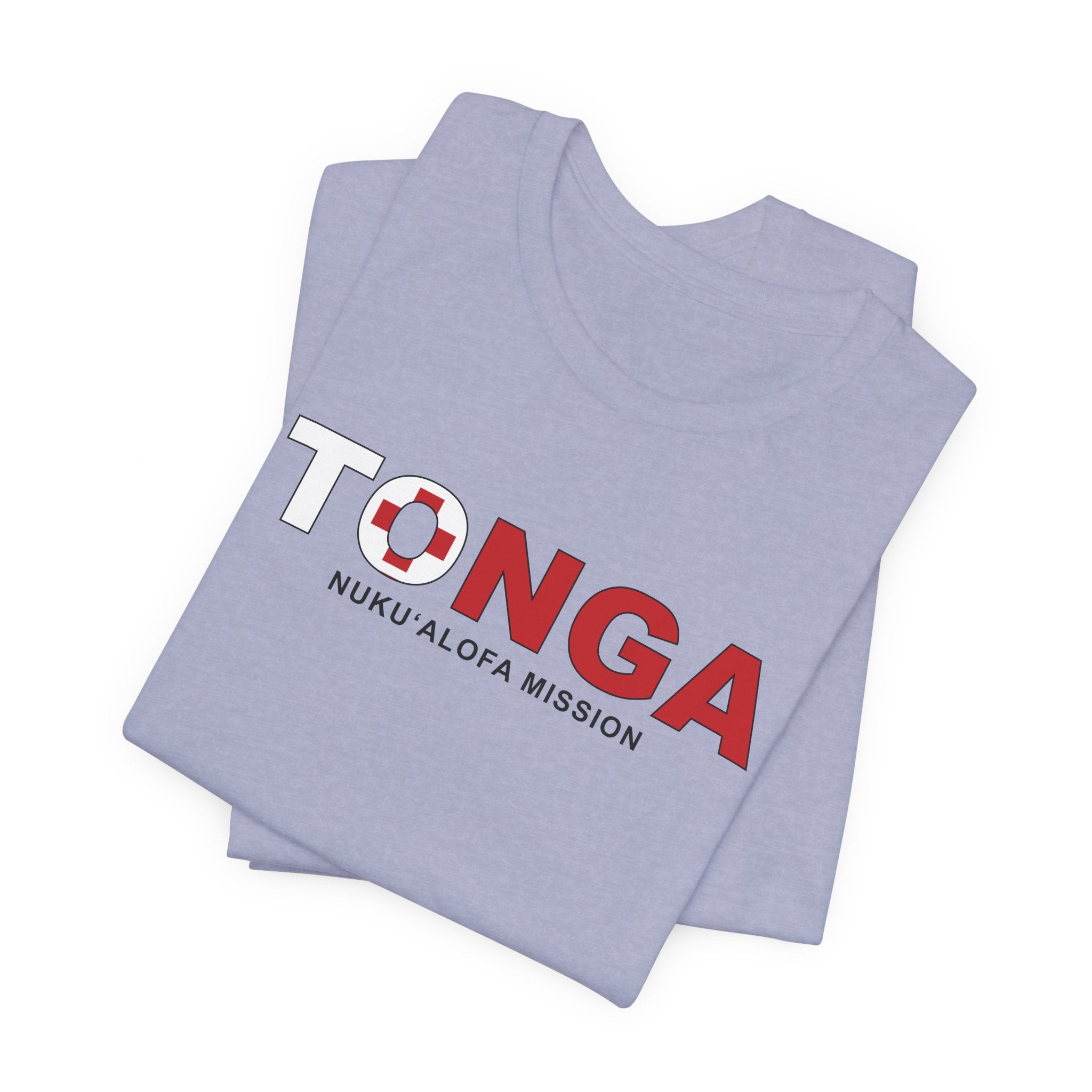 Tonga Nukualofa Mission Flag Title T-shirt - Mission Wishlist - LDS Missionary Gift Store