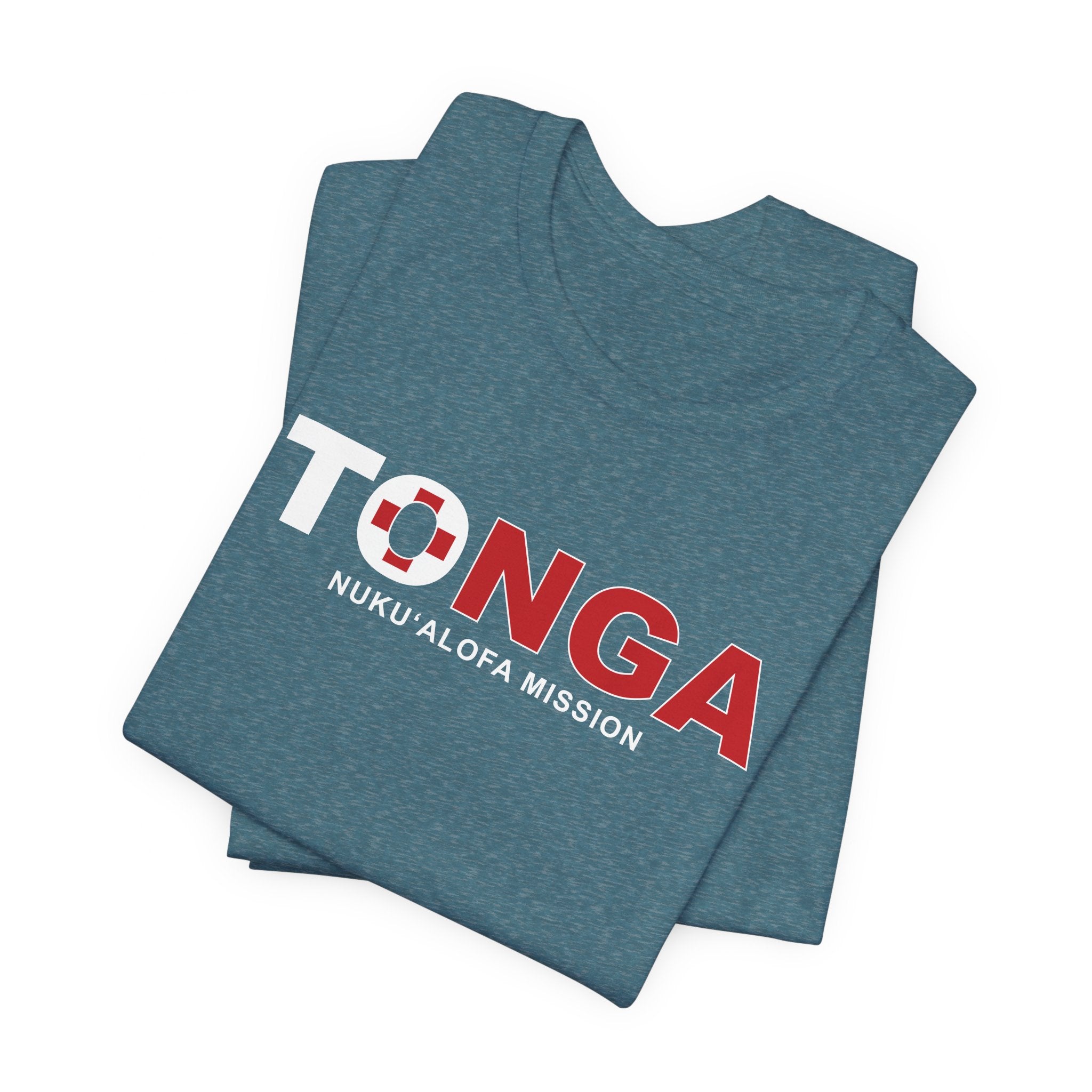 Tonga Nukualofa Mission Flag Title T-shirt - Mission Wishlist - LDS Missionary Gift Store