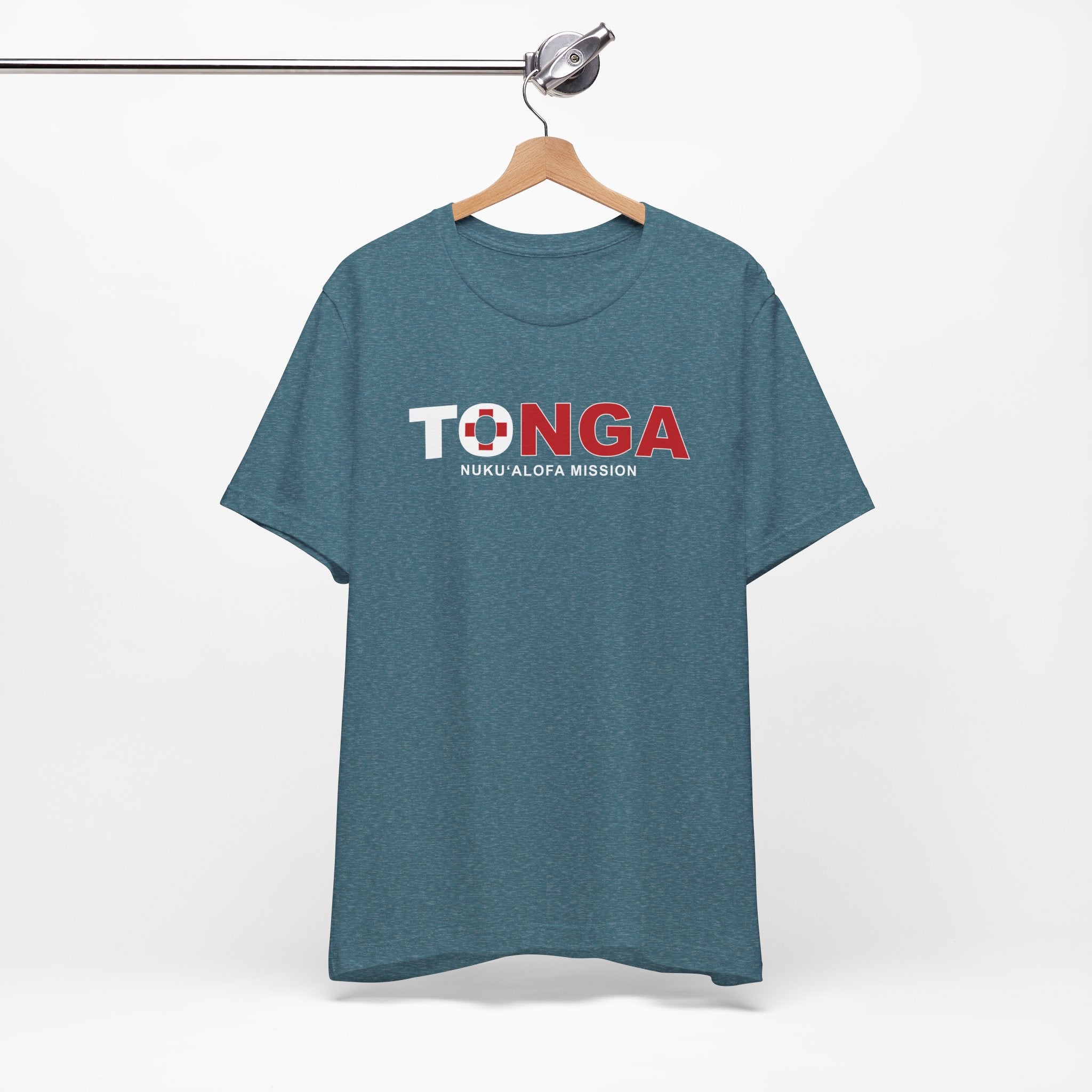 Tonga Nukualofa Mission Flag Title T-shirt - Mission Wishlist - LDS Missionary Gift Store