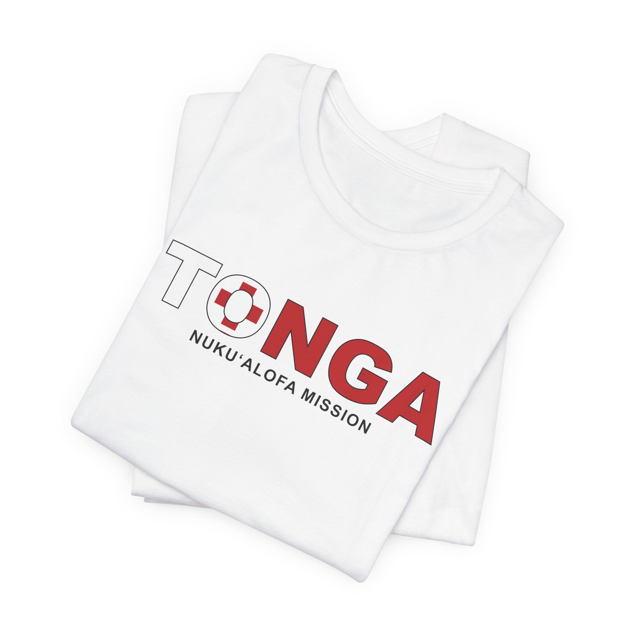 Tonga Nukualofa Mission Flag Title T-shirt - Mission Wishlist - LDS Missionary Gift Store