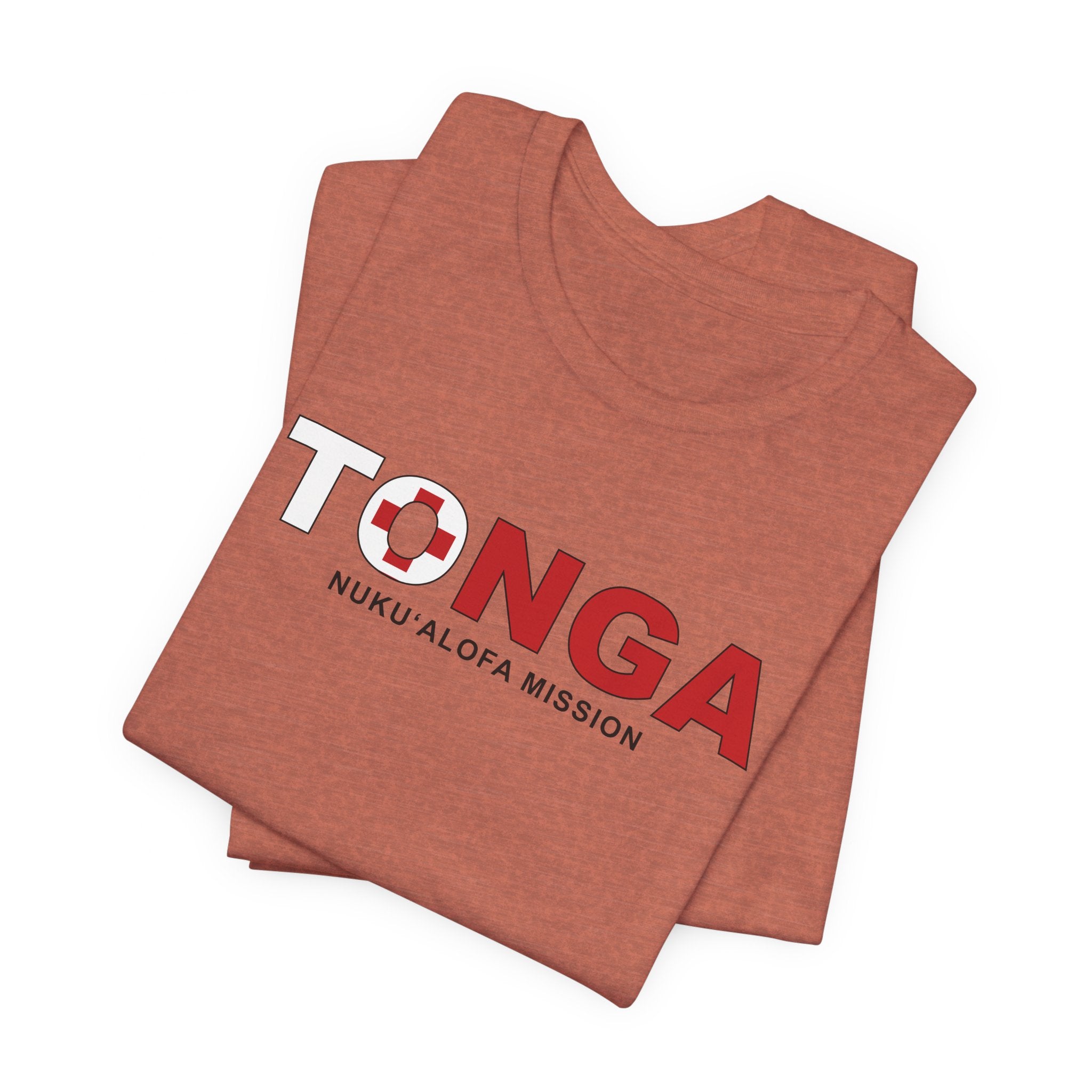 Tonga Nukualofa Mission Flag Title T-shirt - Mission Wishlist - LDS Missionary Gift Store
