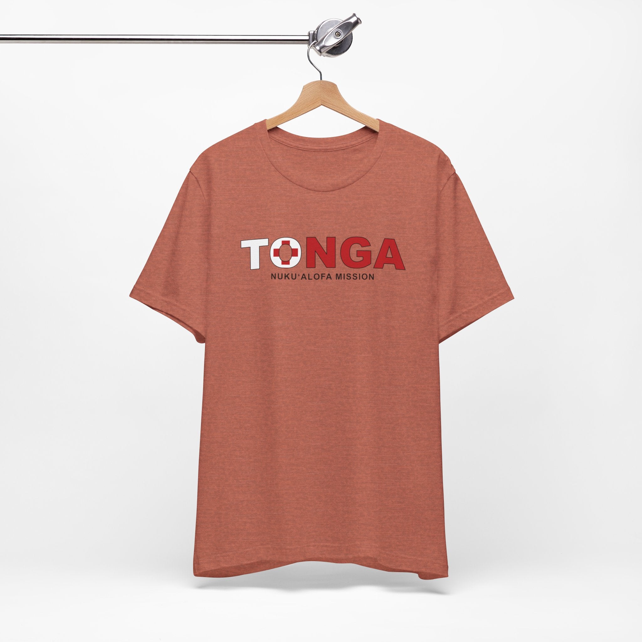 Tonga Nukualofa Mission Flag Title T-shirt - Mission Wishlist - LDS Missionary Gift Store
