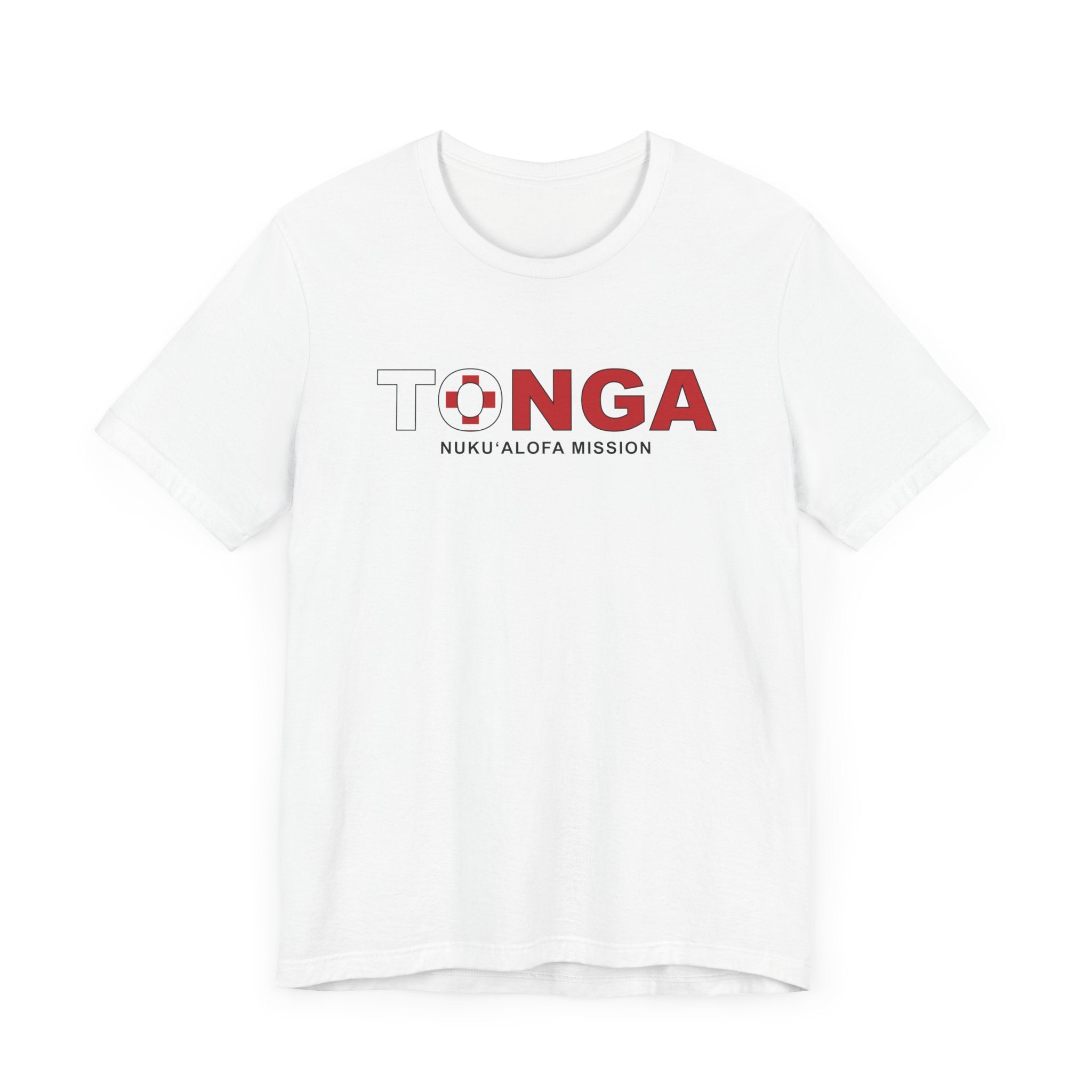 Tonga Nukualofa Mission Flag Title T-shirt - Mission Wishlist - LDS Missionary Gift Store