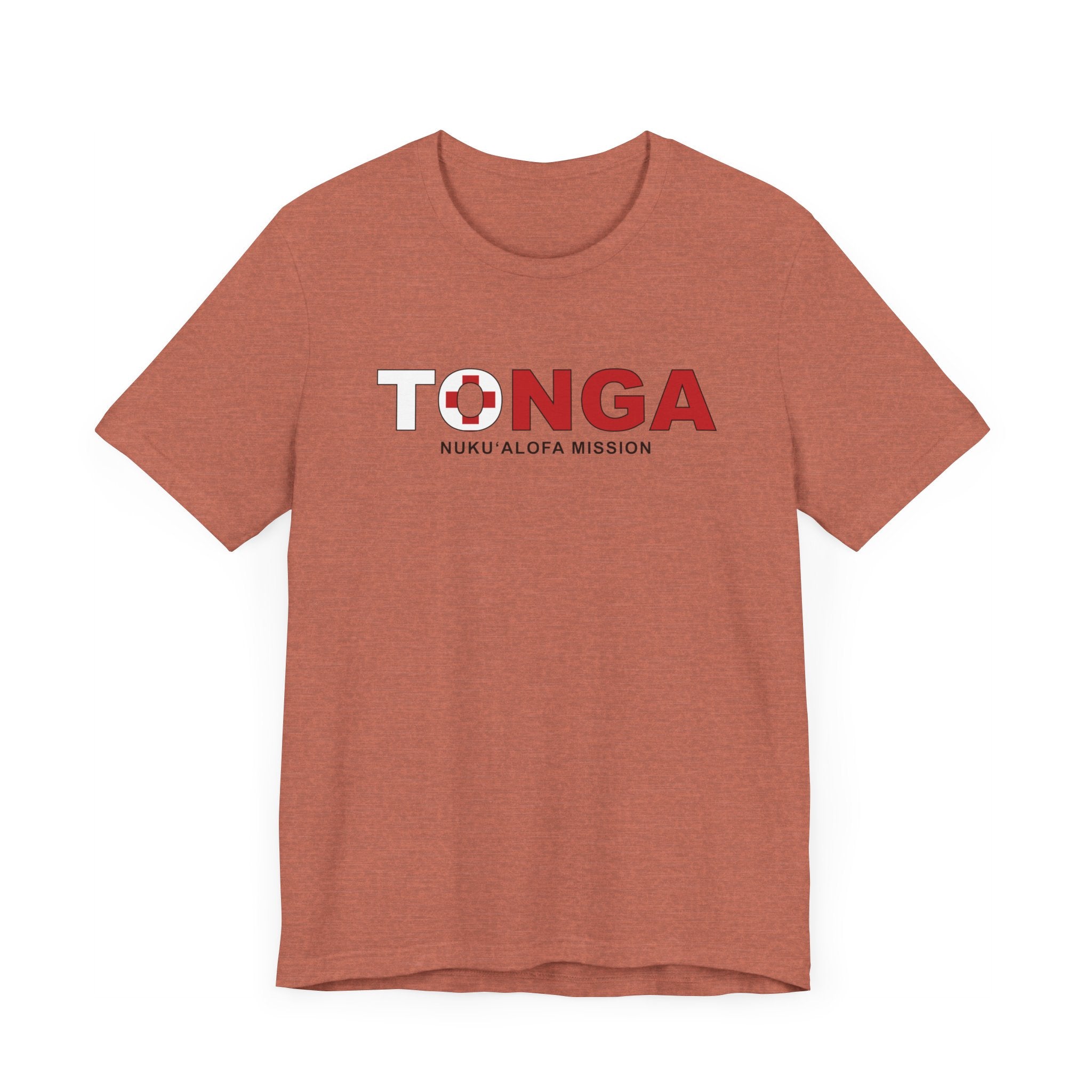 Tonga Nukualofa Mission Flag Title T-shirt - Mission Wishlist - LDS Missionary Gift Store