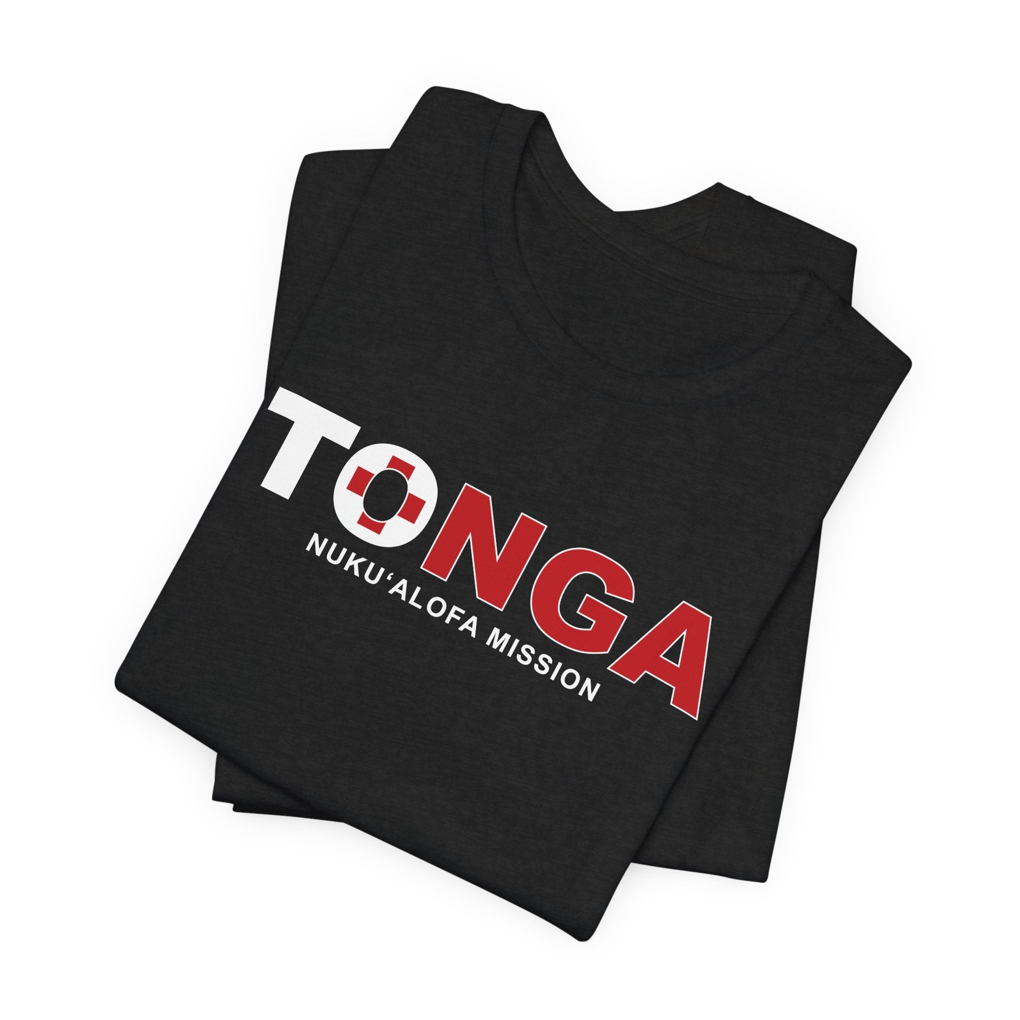 Tonga Nukualofa Mission Flag Title T-shirt - Mission Wishlist - LDS Missionary Gift Store