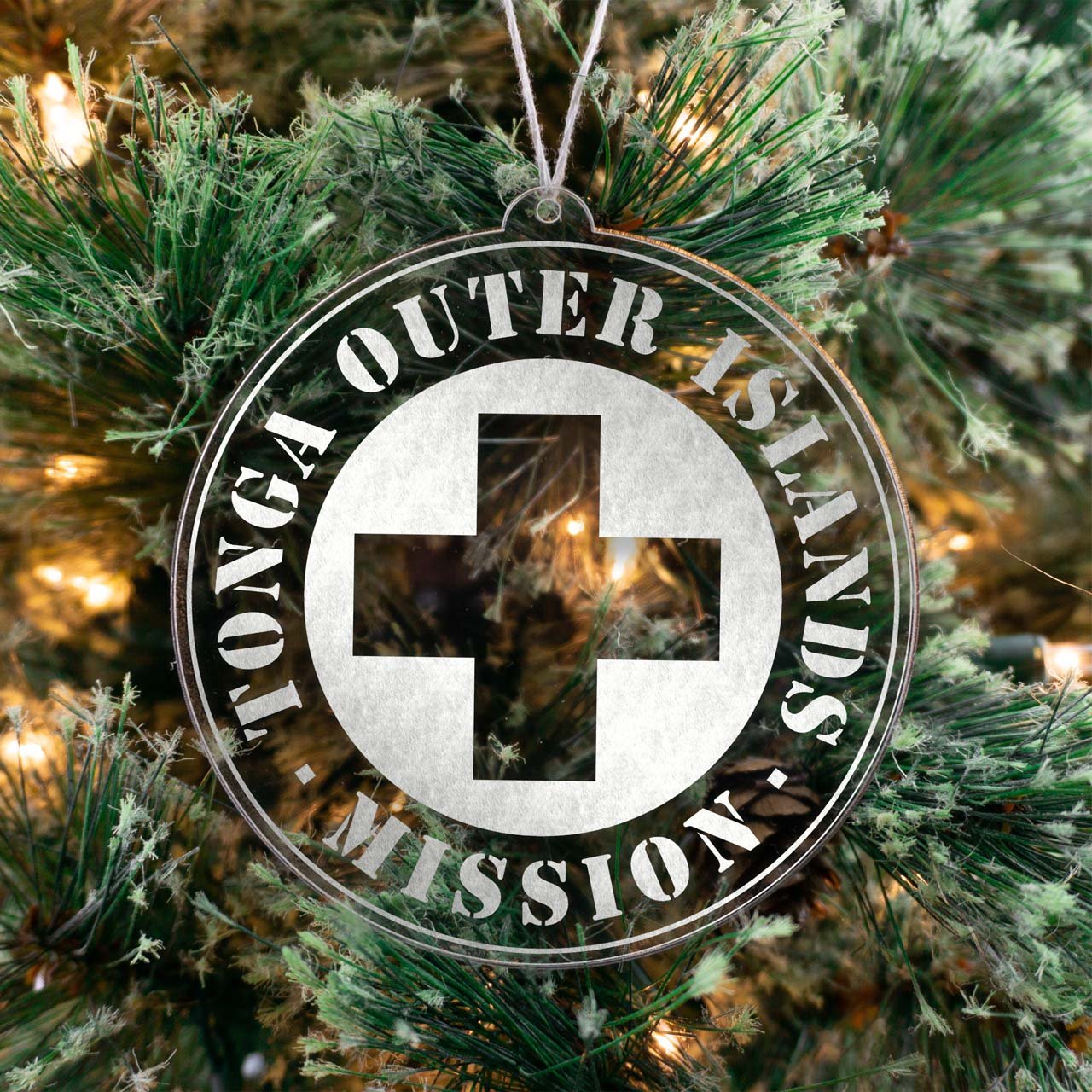 Tonga Outer Islands Mission Christmas Ornament - Latter-Day Saint LDS Missionary Gift - Book of Mormon
