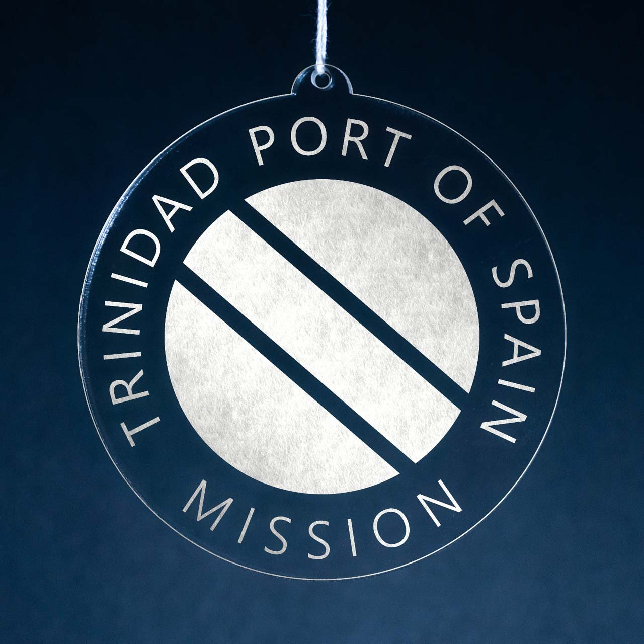 Trinidad Port of Spain Mission Christmas Ornament - Latter-Day Saint LDS Missionary Gift - Book of Mormon