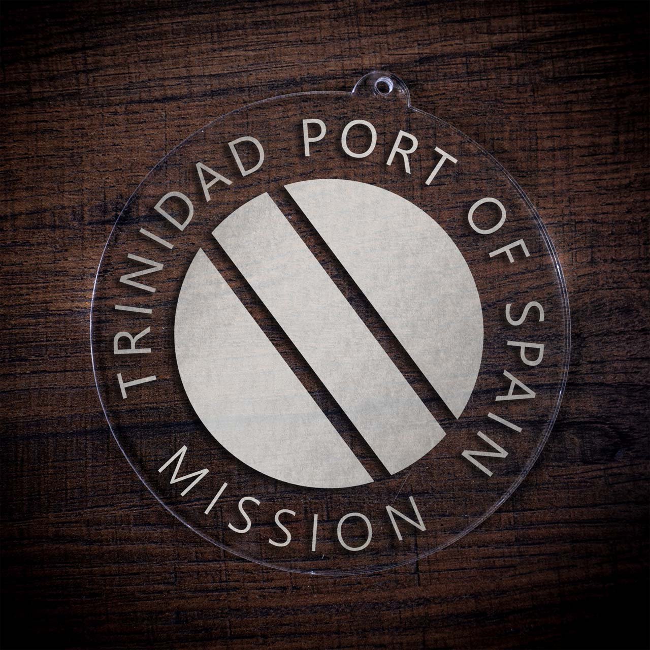 Trinidad Port of Spain Mission Christmas Ornament - Latter-Day Saint LDS Missionary Gift - Book of Mormon