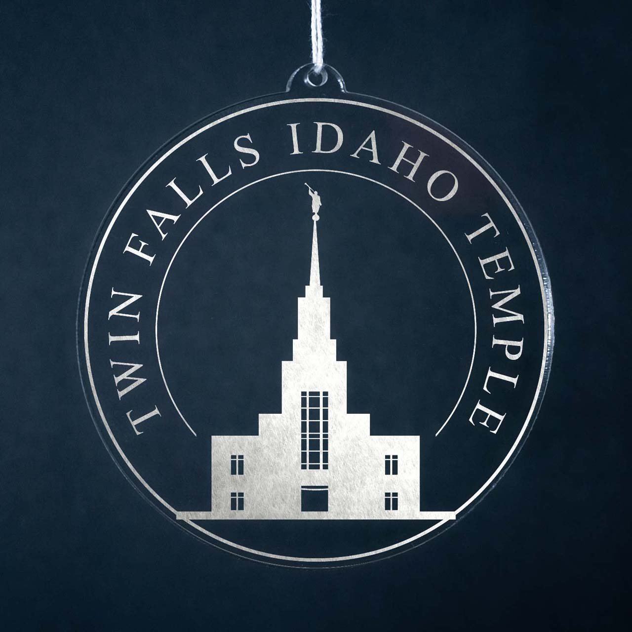 Twin Falls Idaho Temple Christmas Ornament - Latter-Day Saint LDS Missionary Gift - Book of Mormon