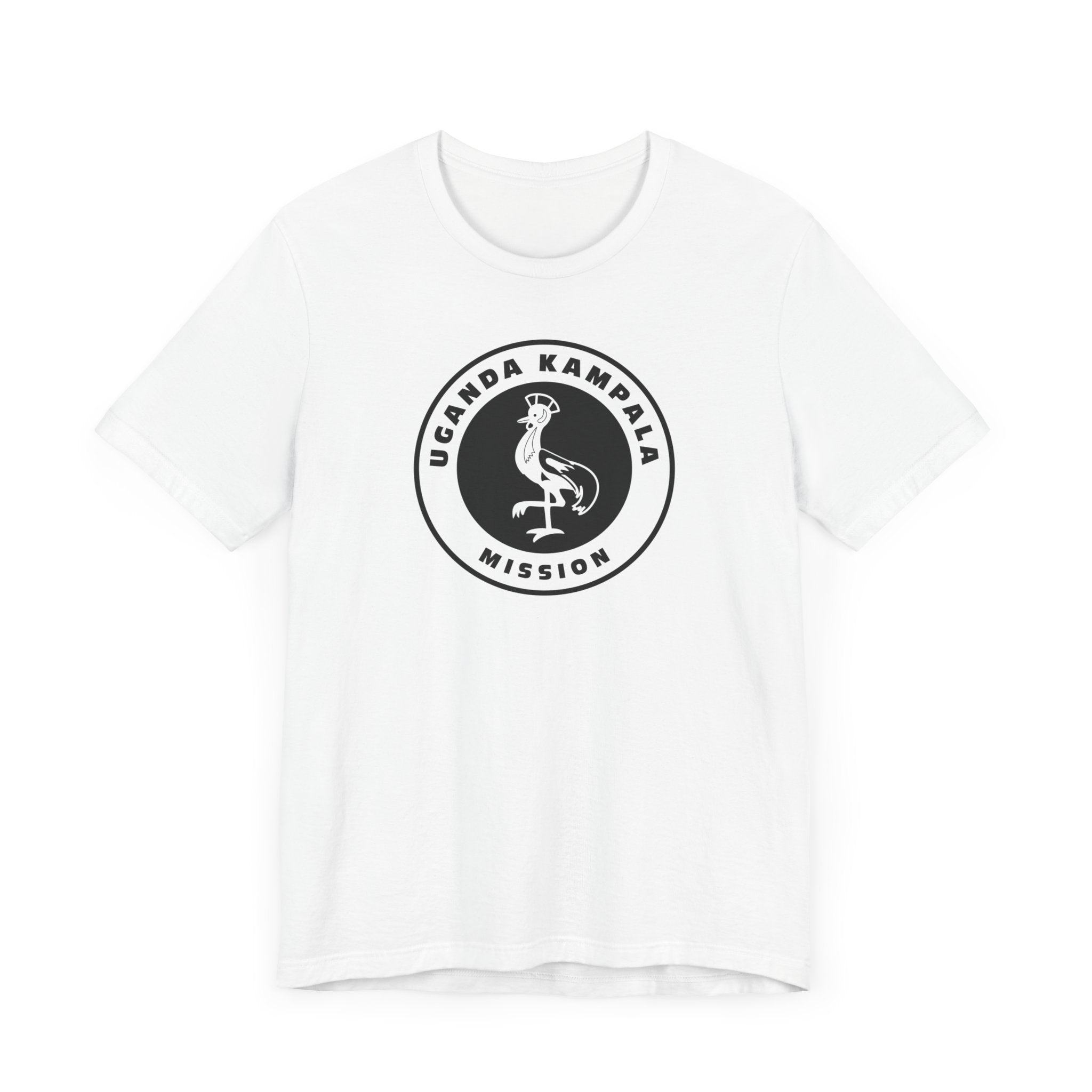 Uganda Kampala Mission Circular Monochrome Logo T-Shirt - Mission Wishlist - LDS Missionary Gift Store