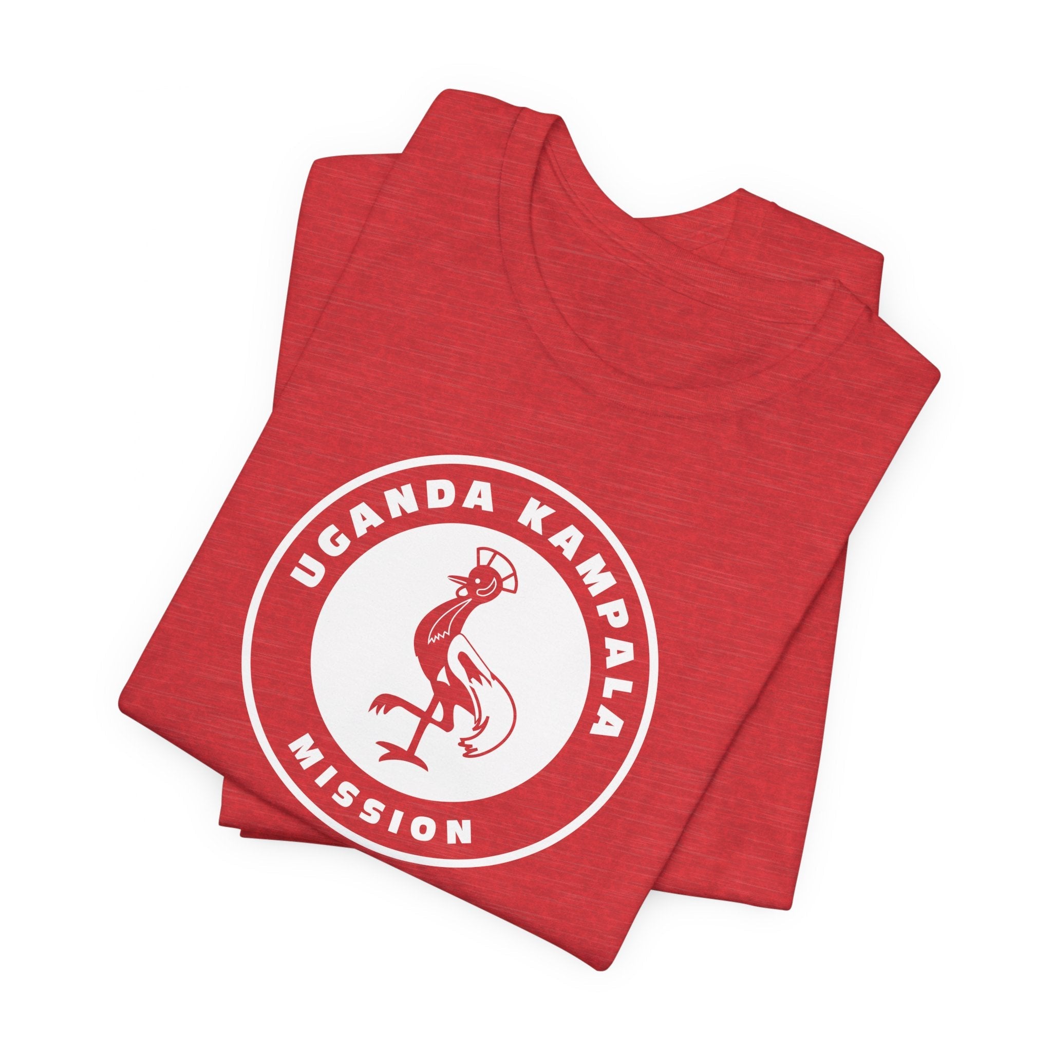 Uganda Kampala Mission Circular Monochrome Logo T-Shirt - Mission Wishlist - LDS Missionary Gift Store