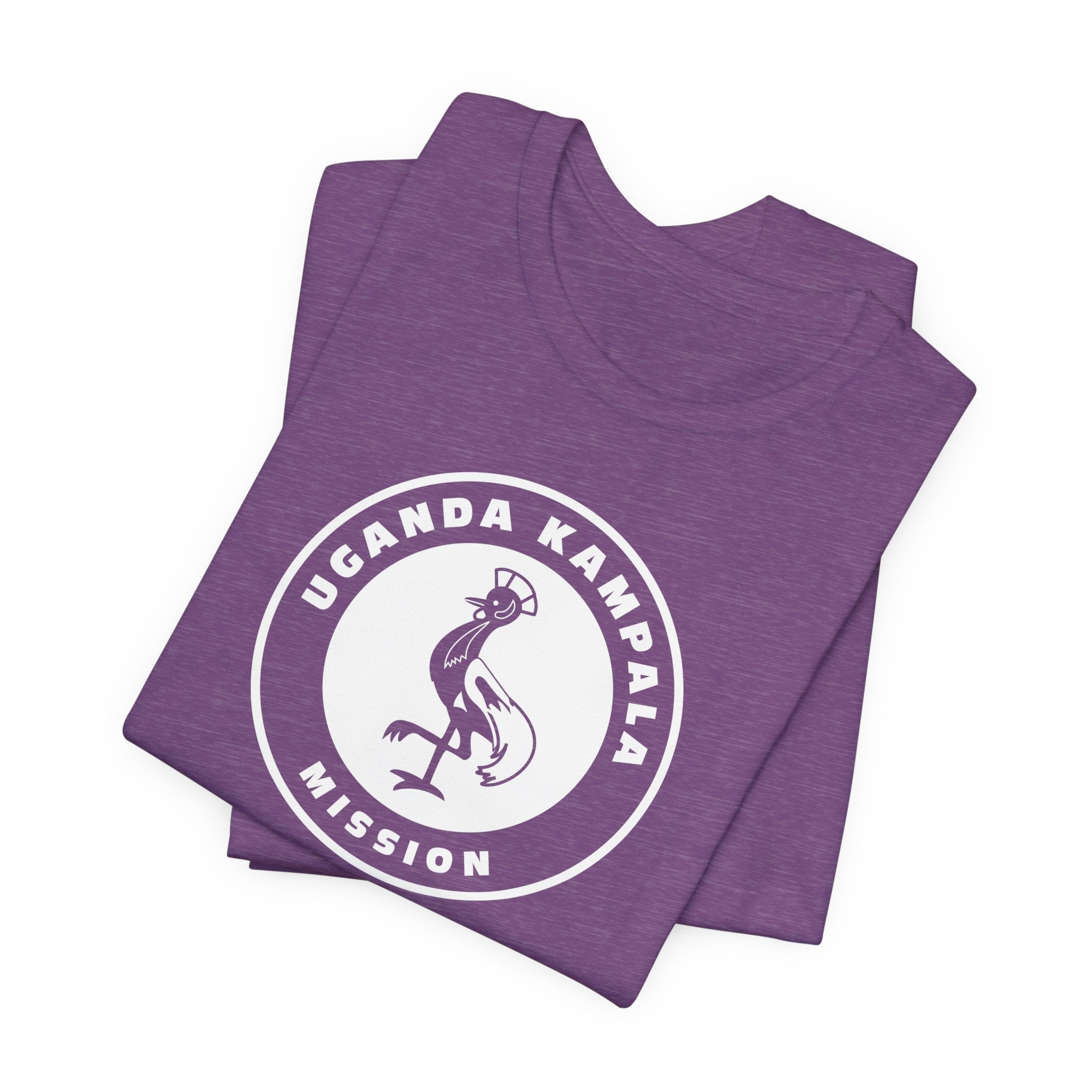 Uganda Kampala Mission Circular Monochrome Logo T-Shirt - Mission Wishlist - LDS Missionary Gift Store