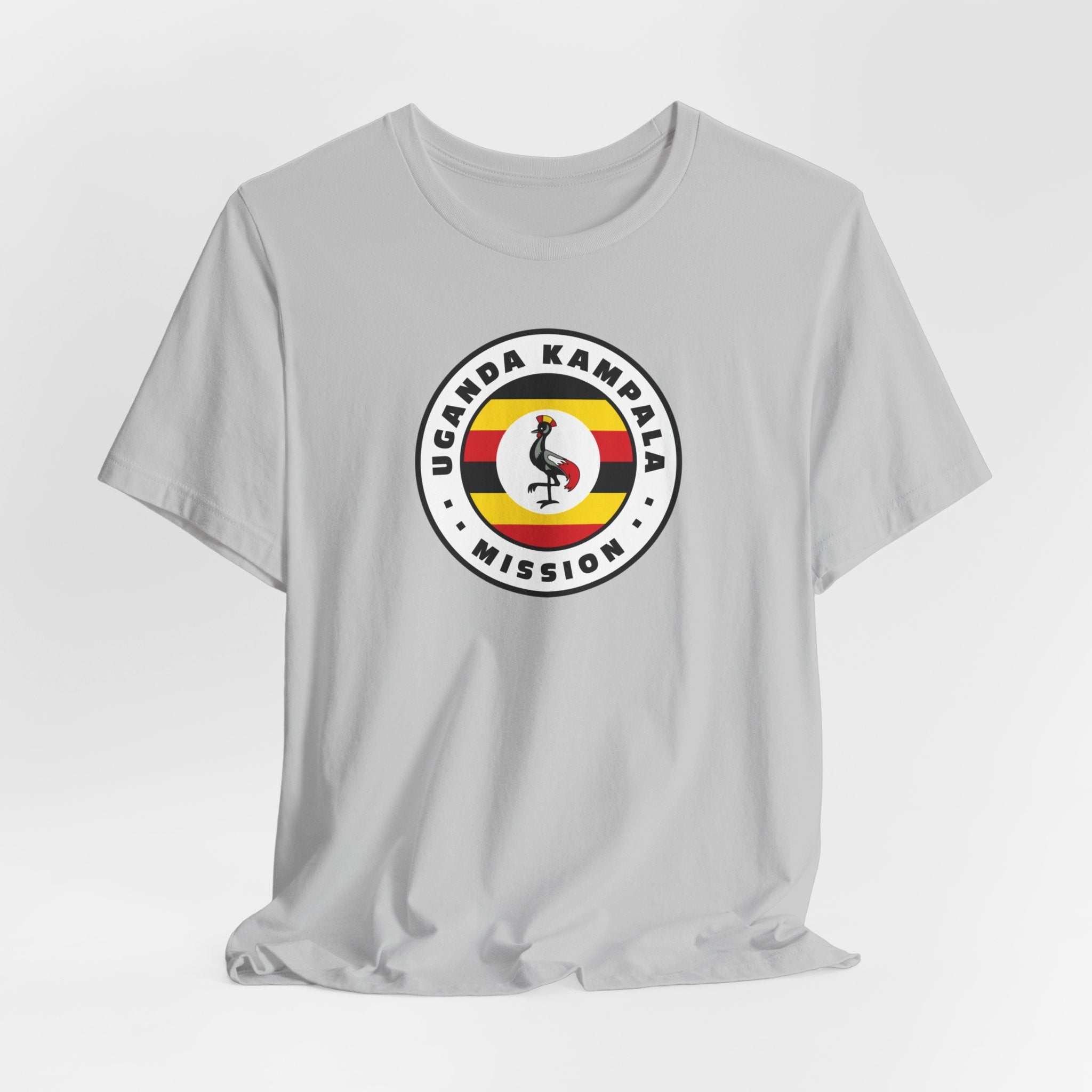 Uganda Kampala Mission Flag Logo (White Border) T-shirt - Mission Wishlist - LDS Missionary Gift Store